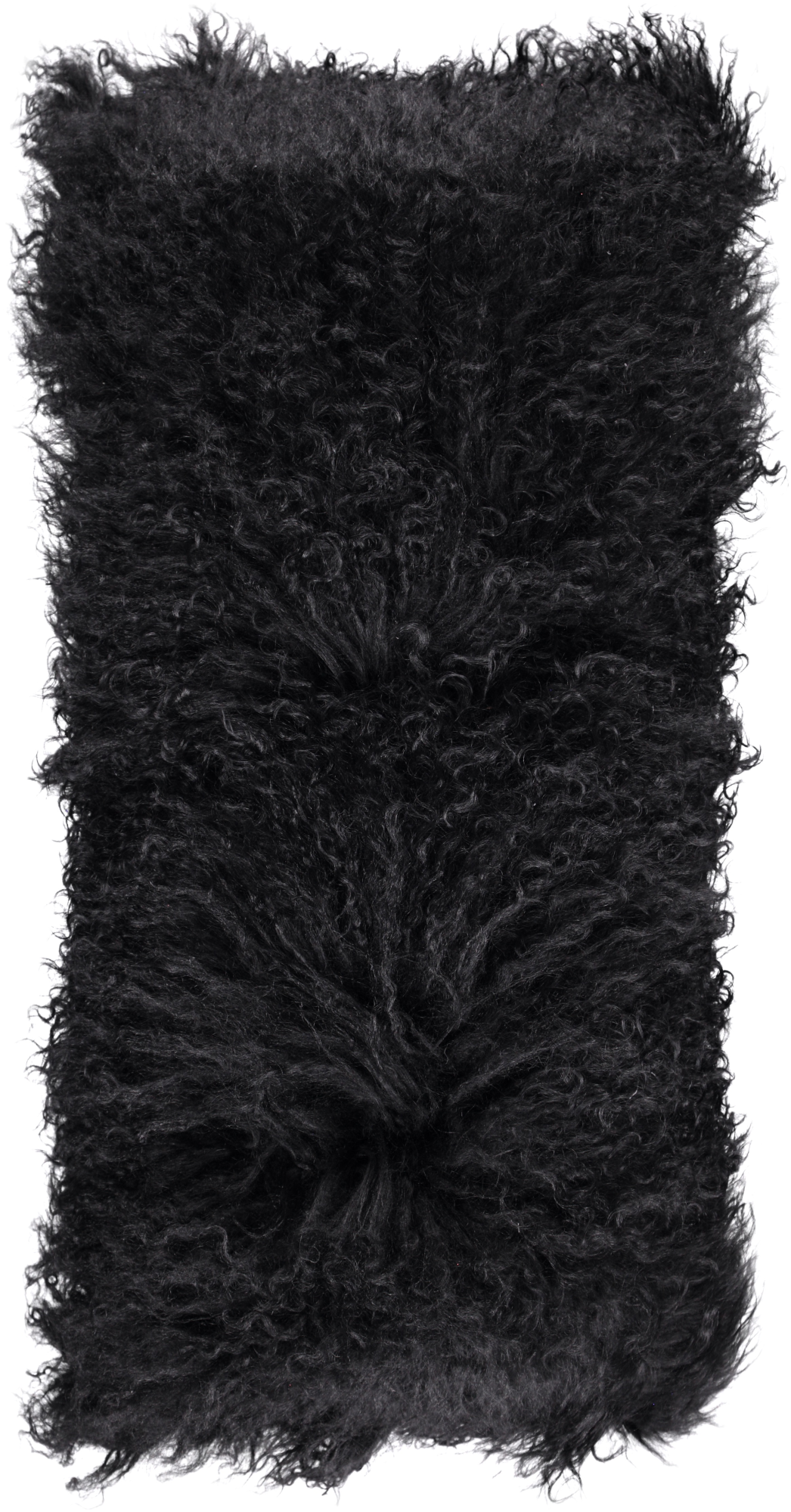 Curly Cushion | 11x22 in Black