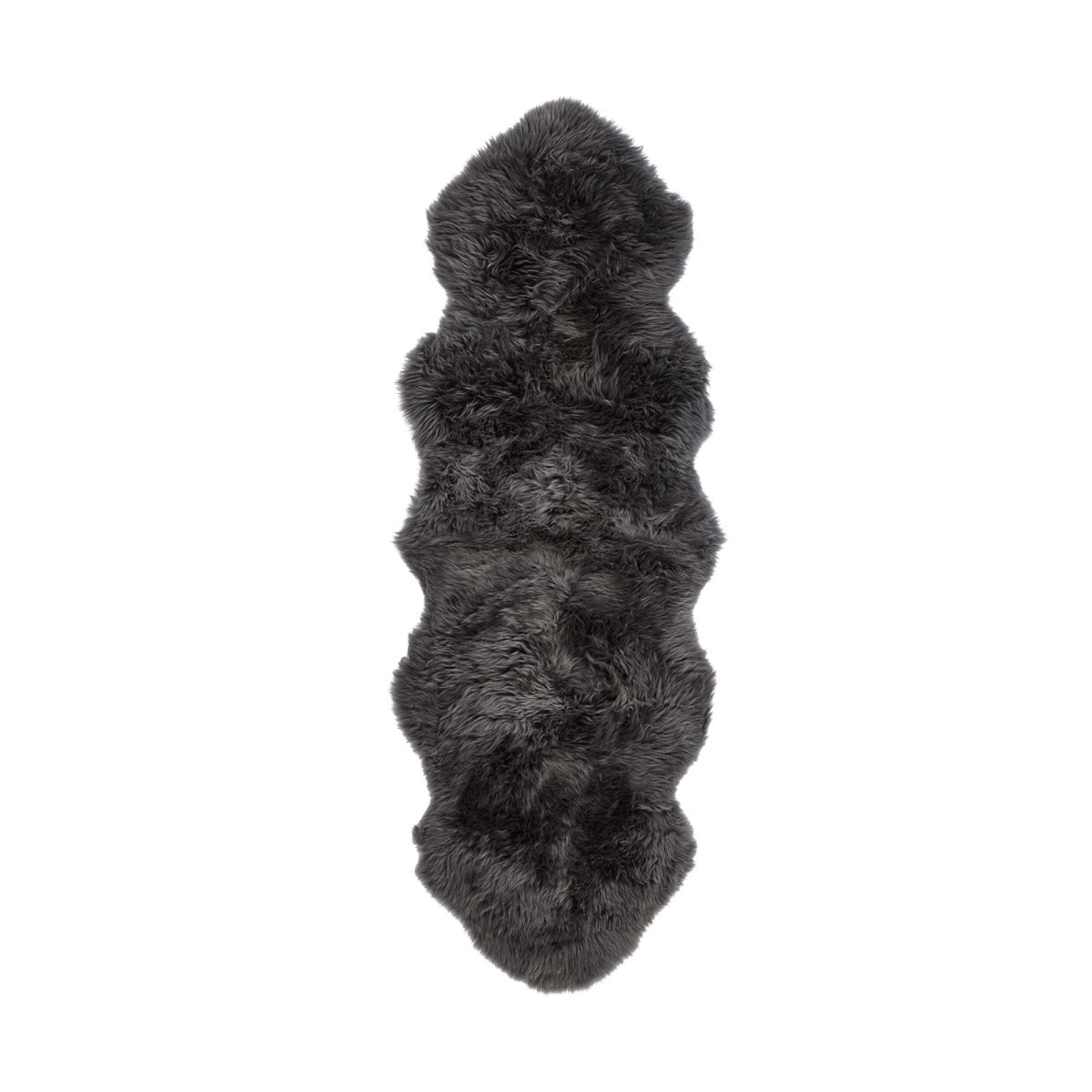 New Zealand Sheepskin | Long Wool | Rug 71 in Steel
