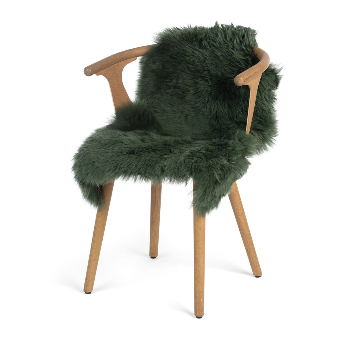 Merino Sheepskin Dyed | New Zealand | approx. 35 in Green