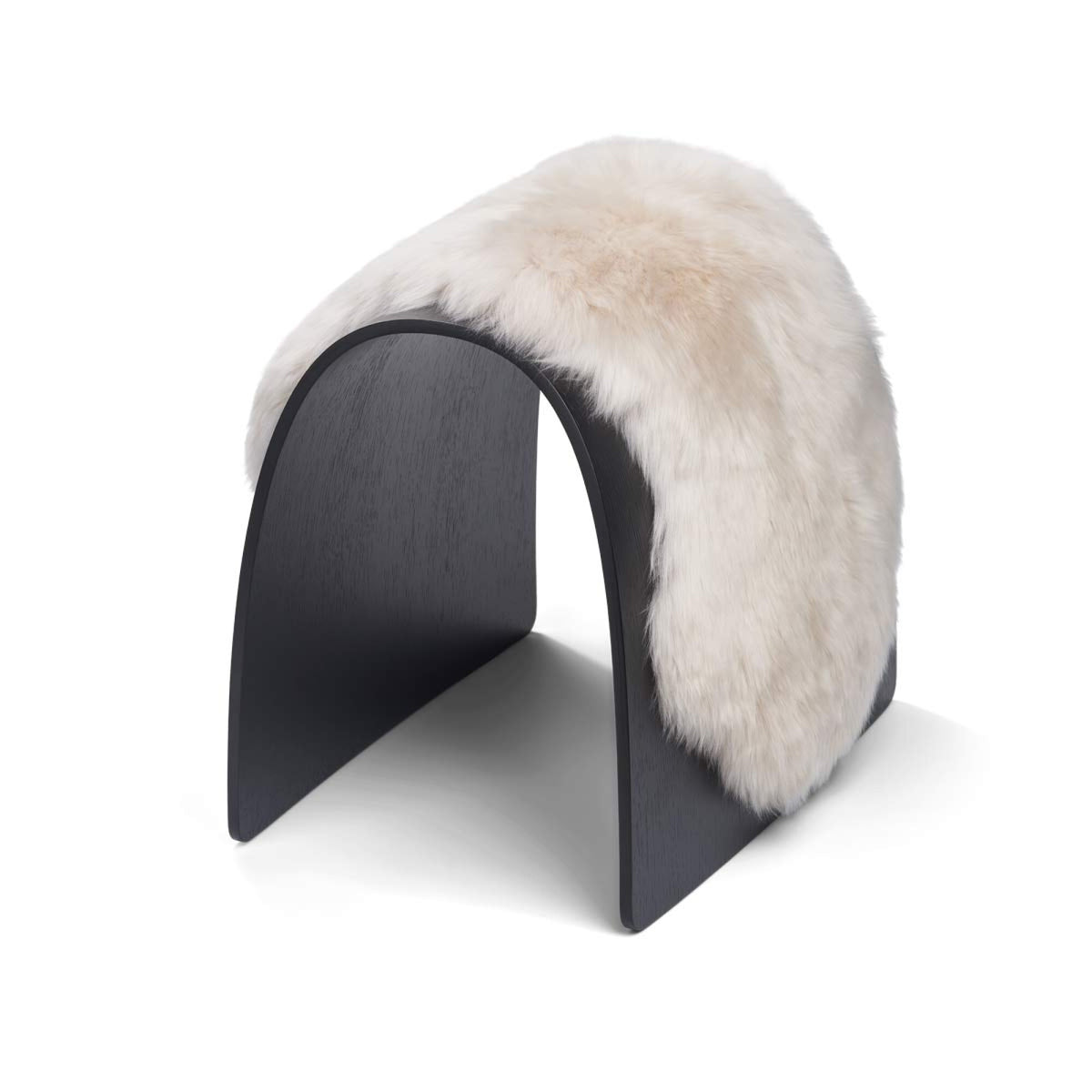 Sheep Stool Cover Linen / 26x12 in