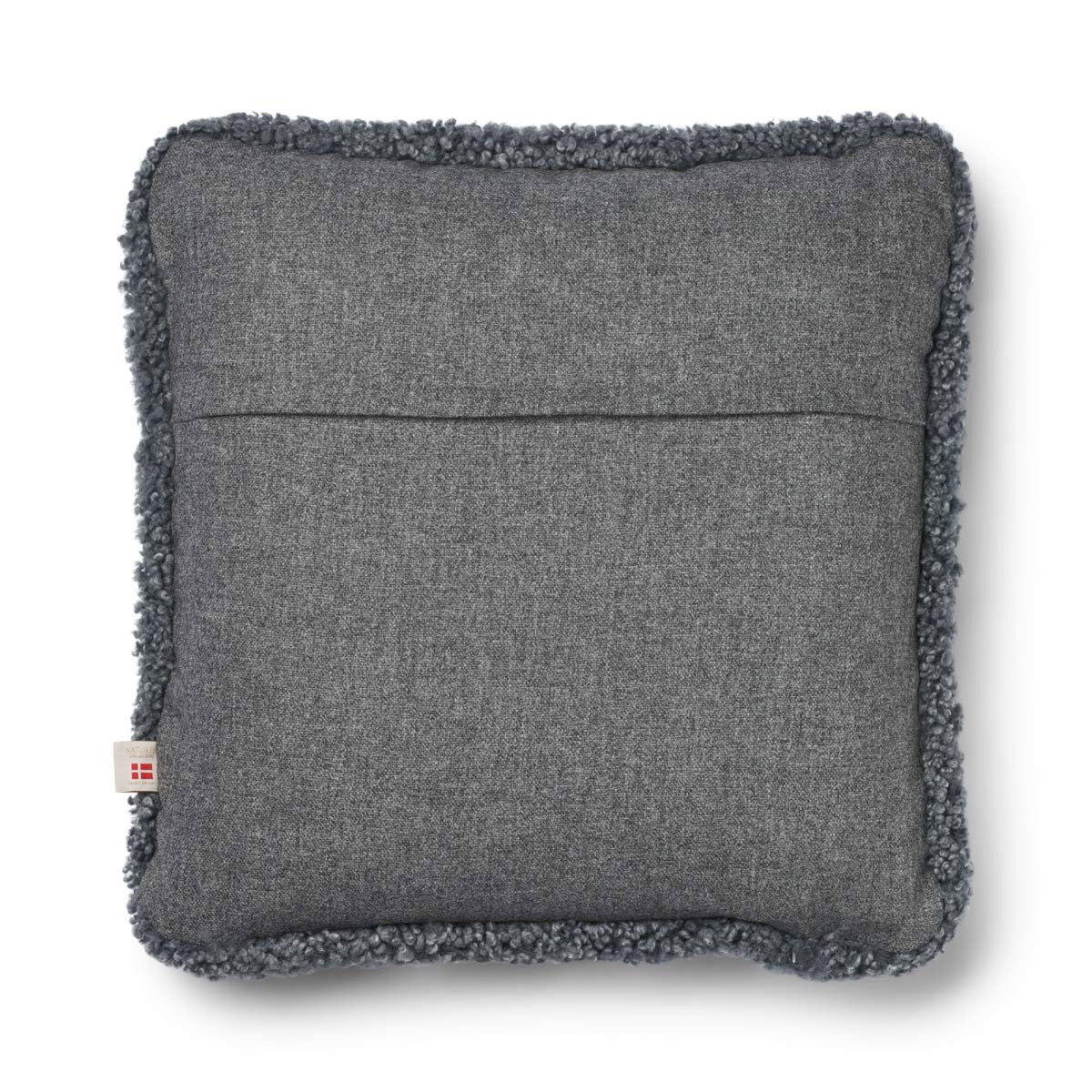 Short-Wool Sheepskin Cushion | SW trim | 20x20 in | 13x20 in Stone/Light Grey / 20x20 in