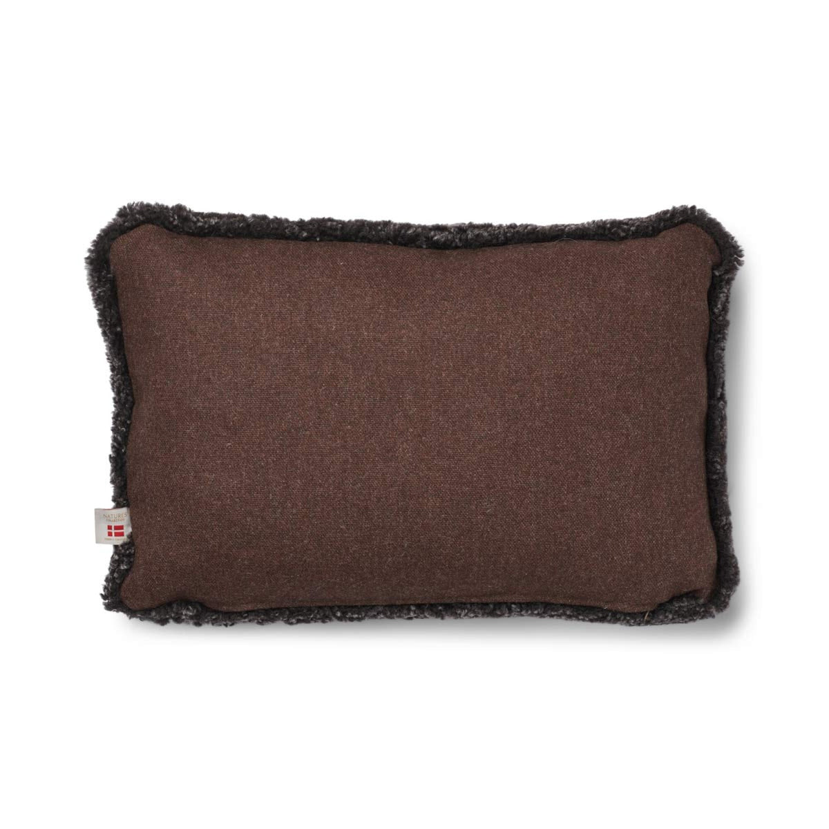 Short-Wool Sheepskin Cushion | 20x20 in | 13x20 in Brown/Cappuccino / 13x20 in