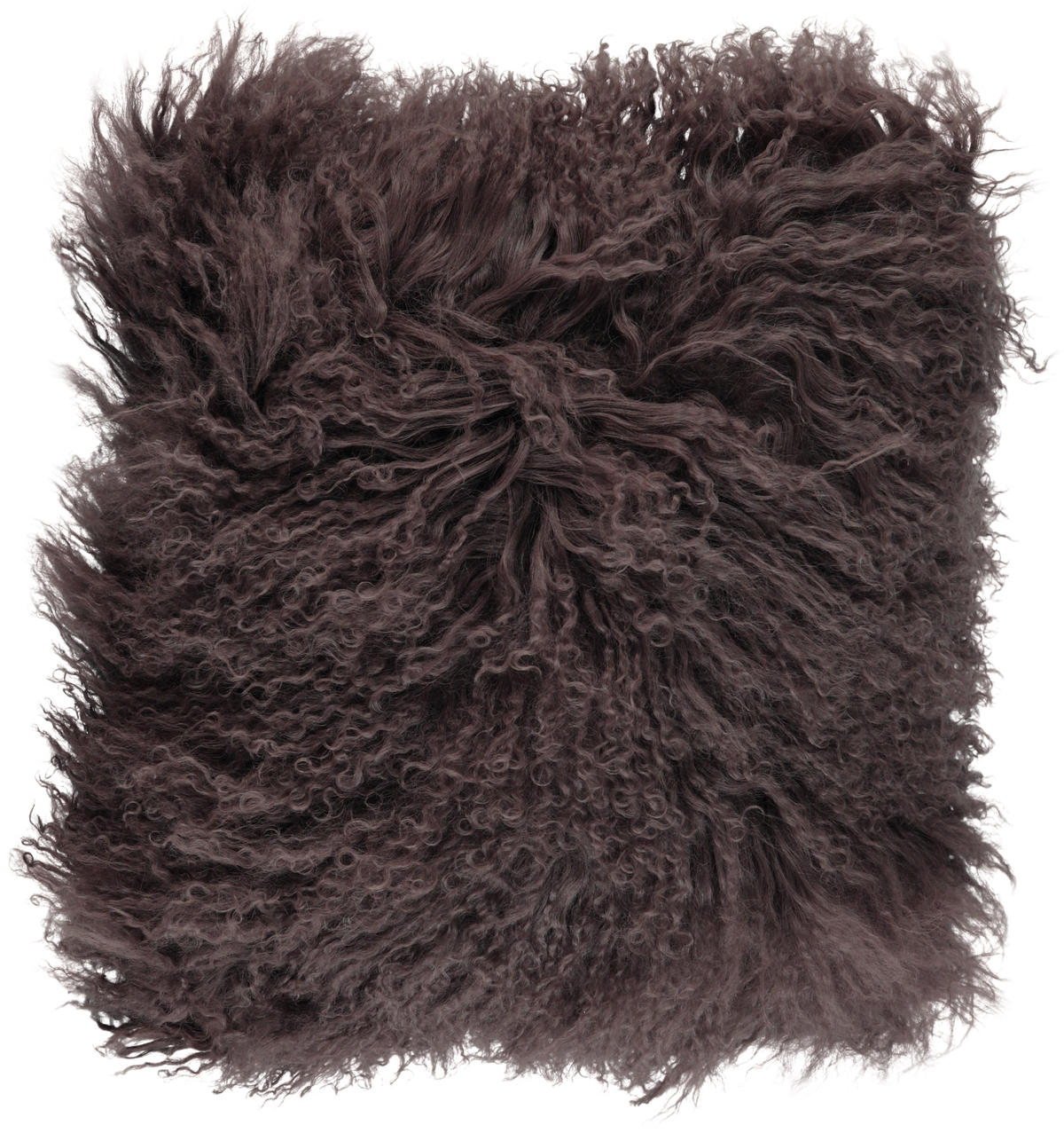 Curly Cushion | 16x16 in Taupe