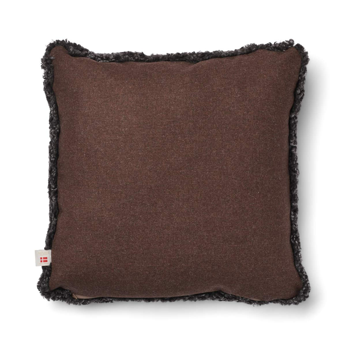 Short-Wool Sheepskin Cushion | 20x20 in | 13x20 in Brown/Cappuccino / 20x20 in