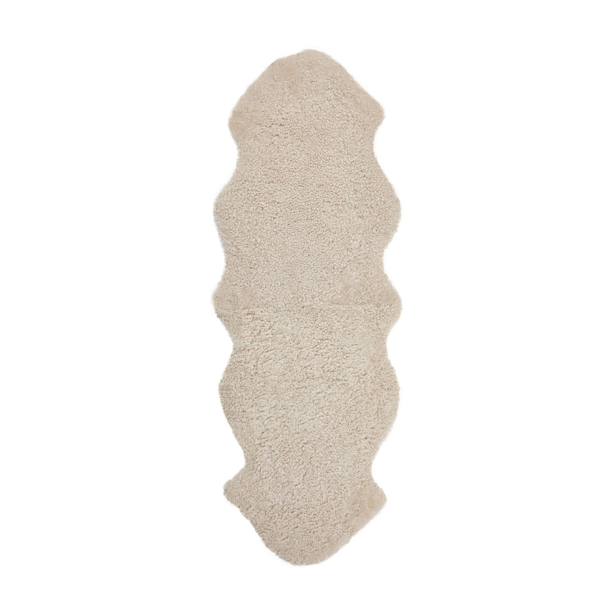 New Zealand Sheepskin | Short Curly Wool | Rug 71x24 in