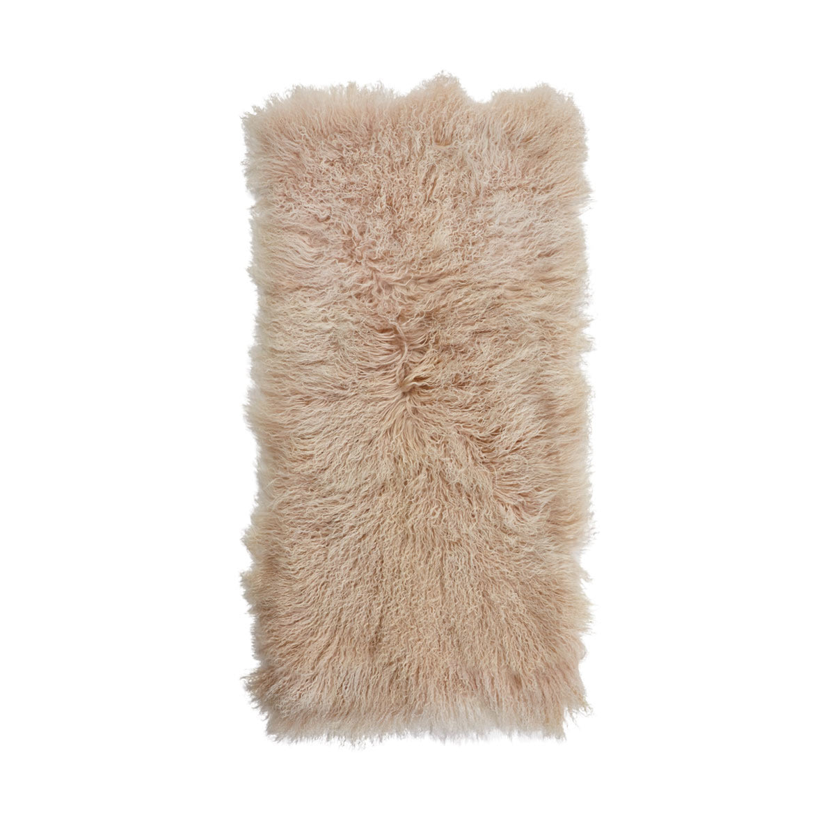 Plaid of Curly Sheepskin | 24x47 in