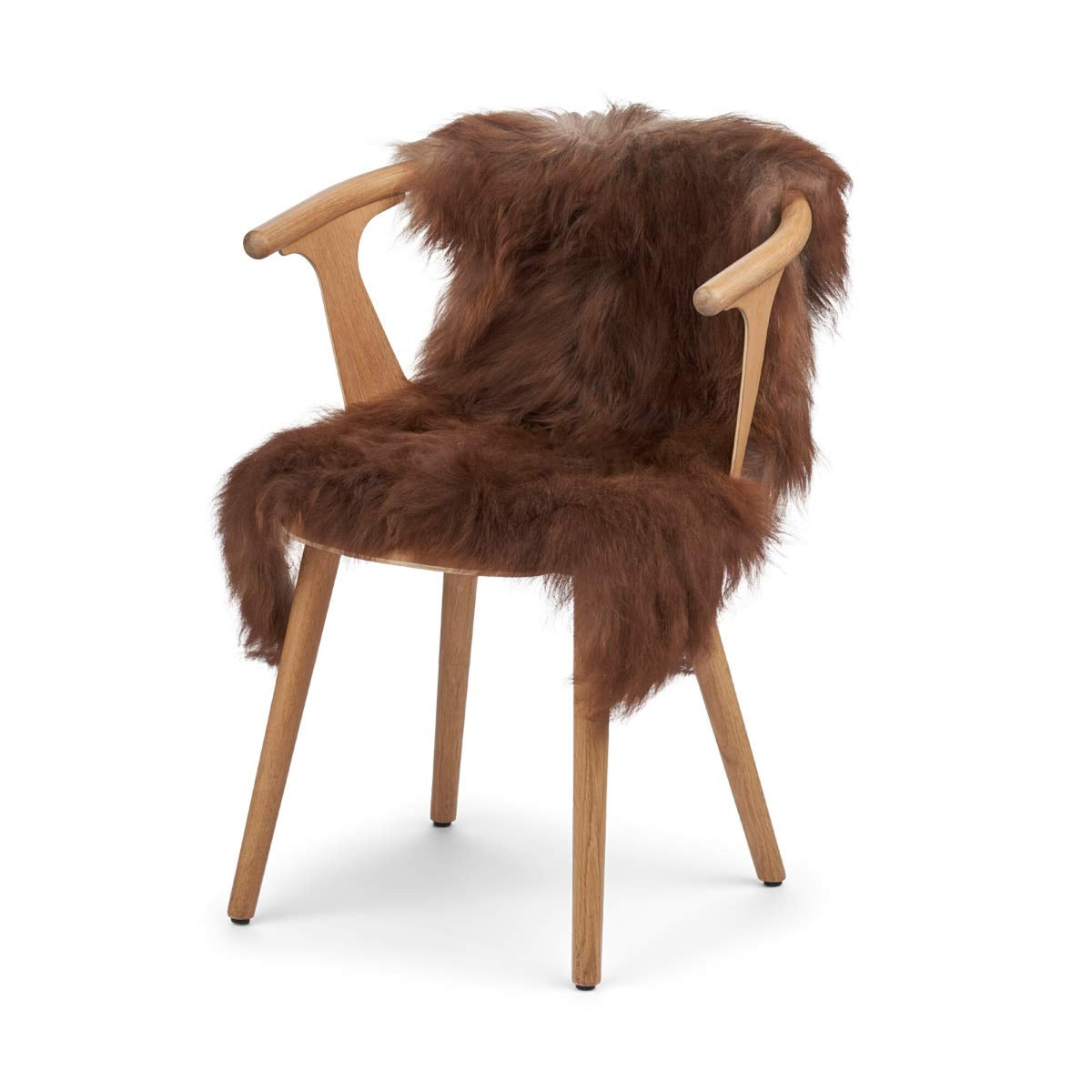 Eco Sheepskin | Mongolia | Natural Brown | approx. 35 in