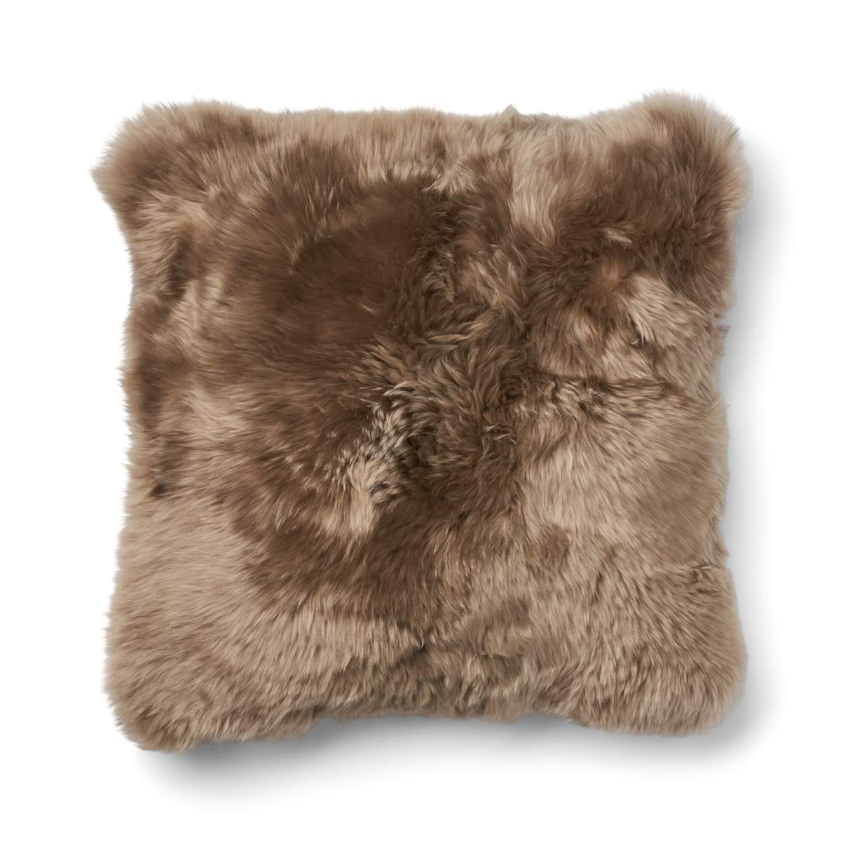 One Side Cushion | LW | 20x20 in | 13x20 in Cocoa-Dark Brown/Taupe / 20x20 in