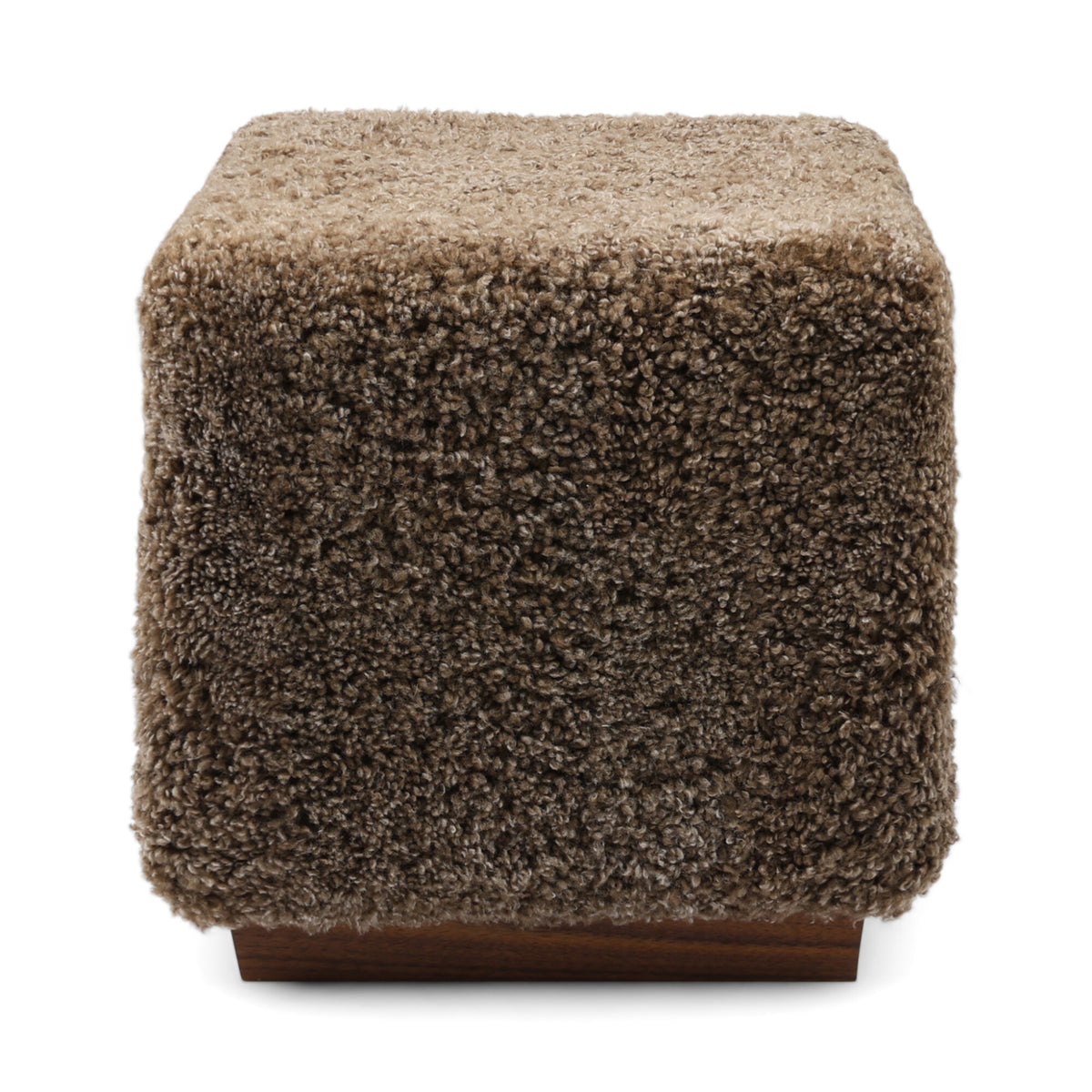Benjamin Cube Walnut Base / Taupe