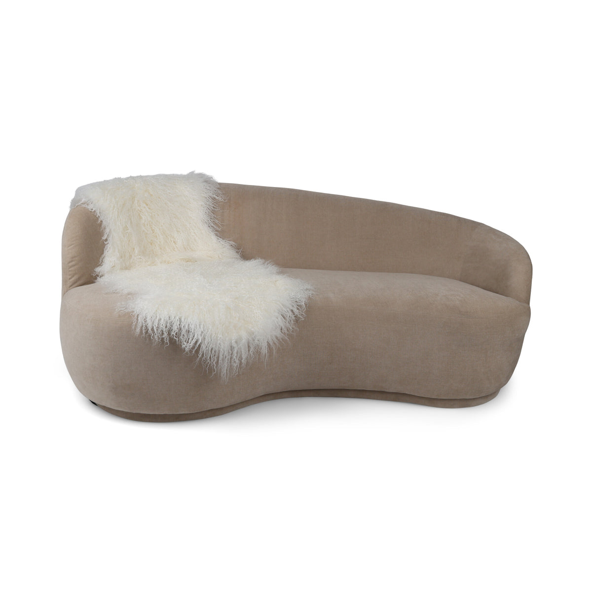Double Mongolian Sheepskin | 59 x 22 in