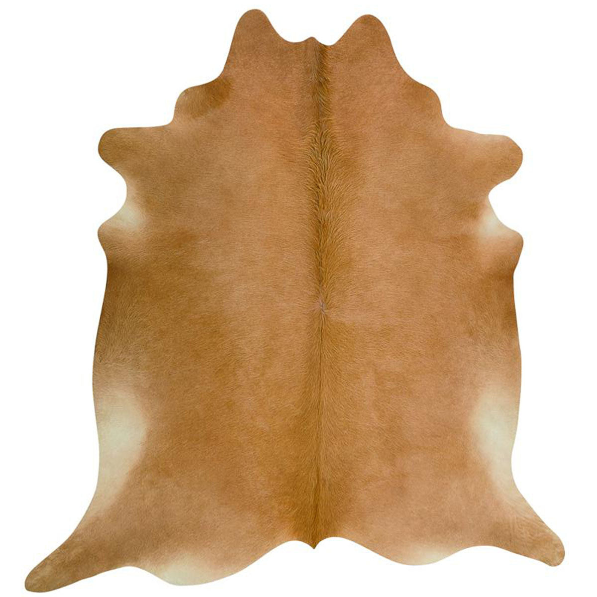 Premium Natural Cowhides | Unique, Stylish, and Sustainable | Brazil Light Brown / 71x87 in