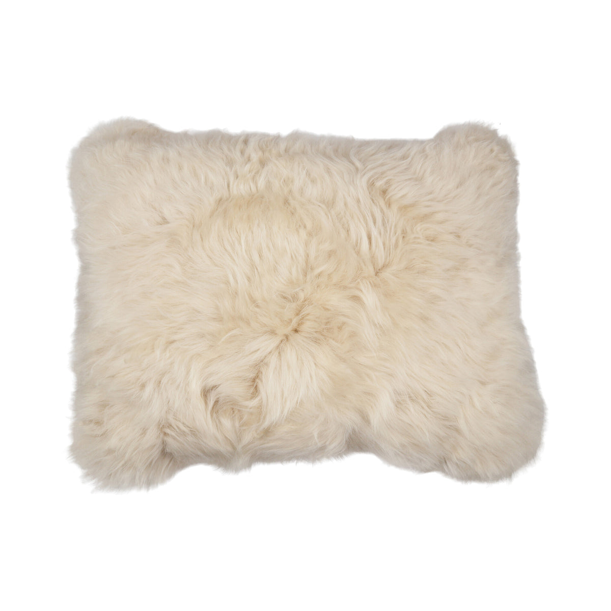 Sheepskin Cushion | Long Wool | New Zealand | Rectangular Linen