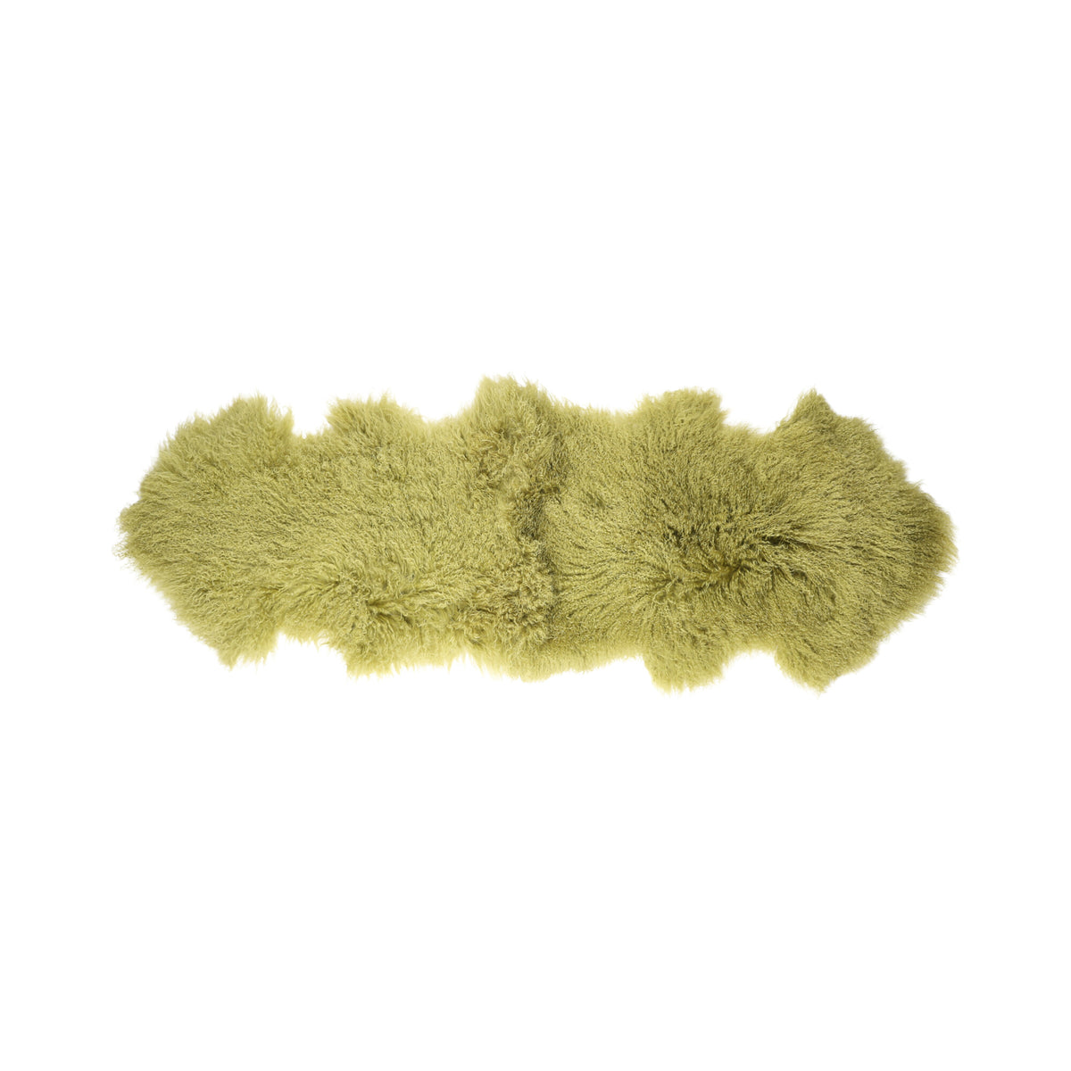 Double Mongolian Sheepskin | 59 x 22 in Treetop