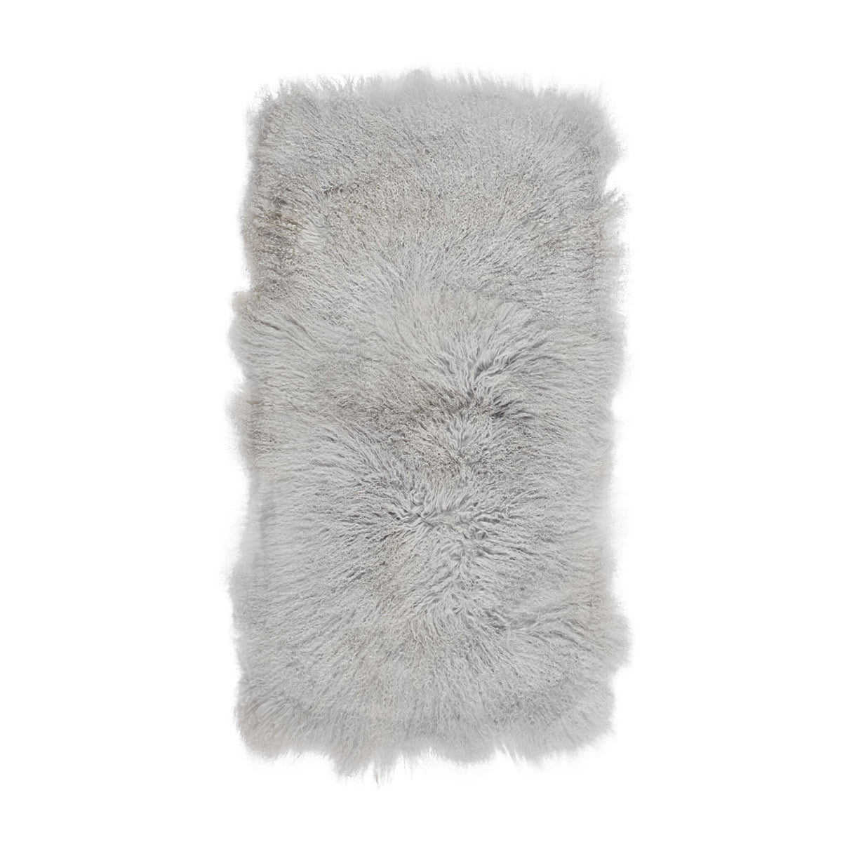 Plaid of Curly Sheepskin | 24x47 in