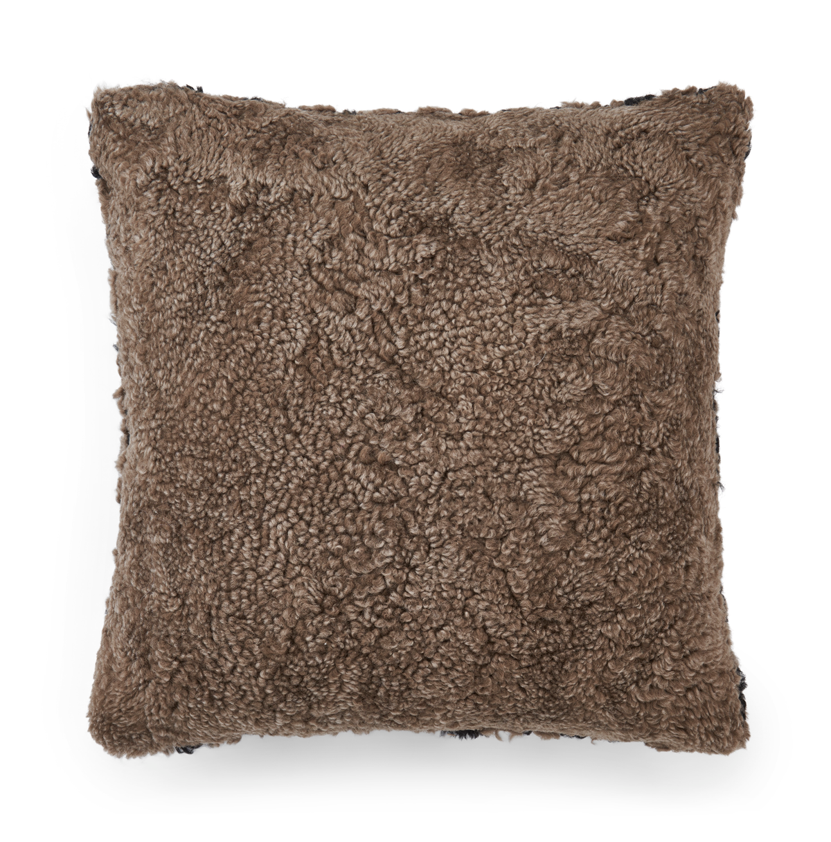 Short-Wool Sheepskin Cushion | Doublesided | 20x20 in