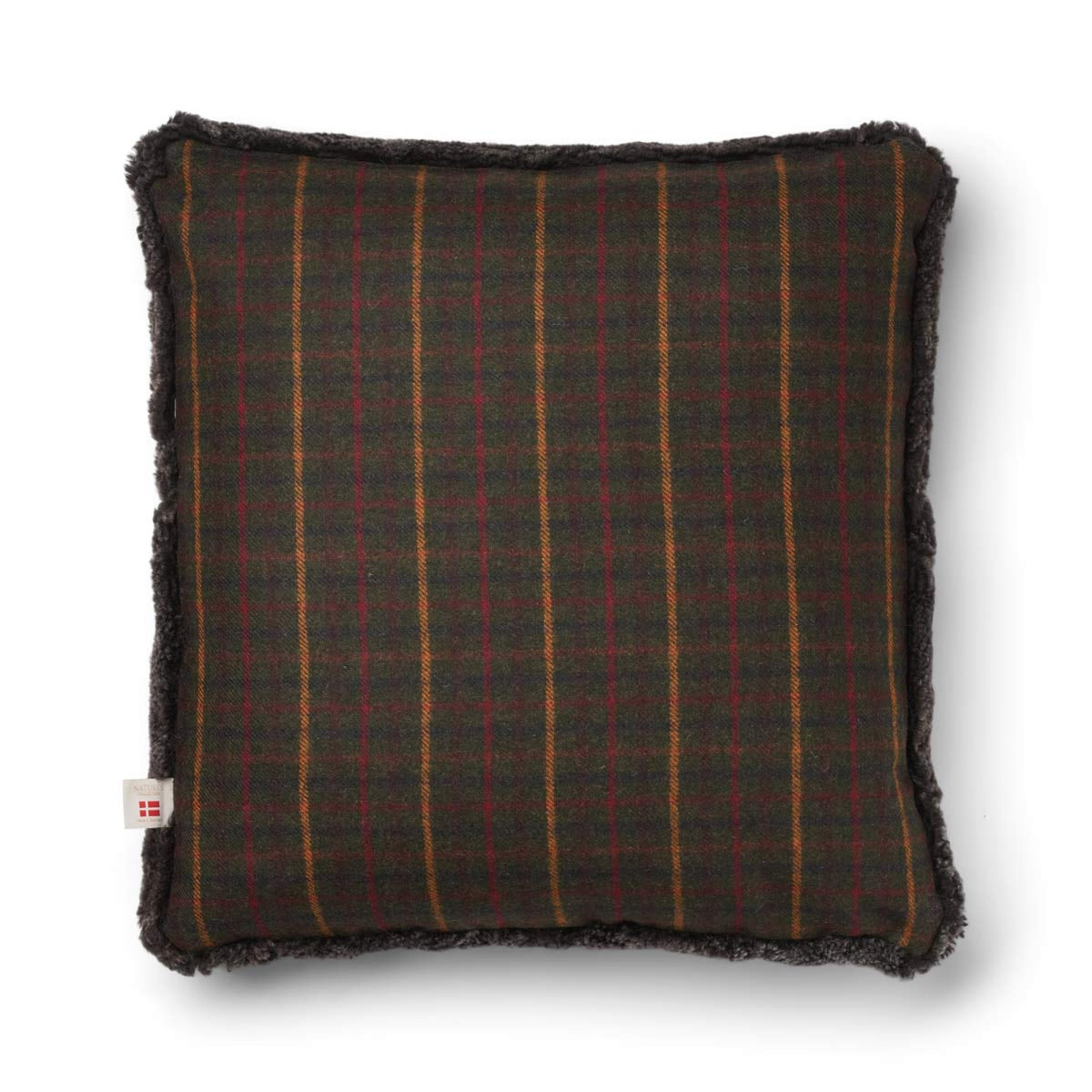 One Side Cushion | SW | 20x20 in | 13x20 in Kilberry Fir-Dark Green/Cappuccino / 20x20 in