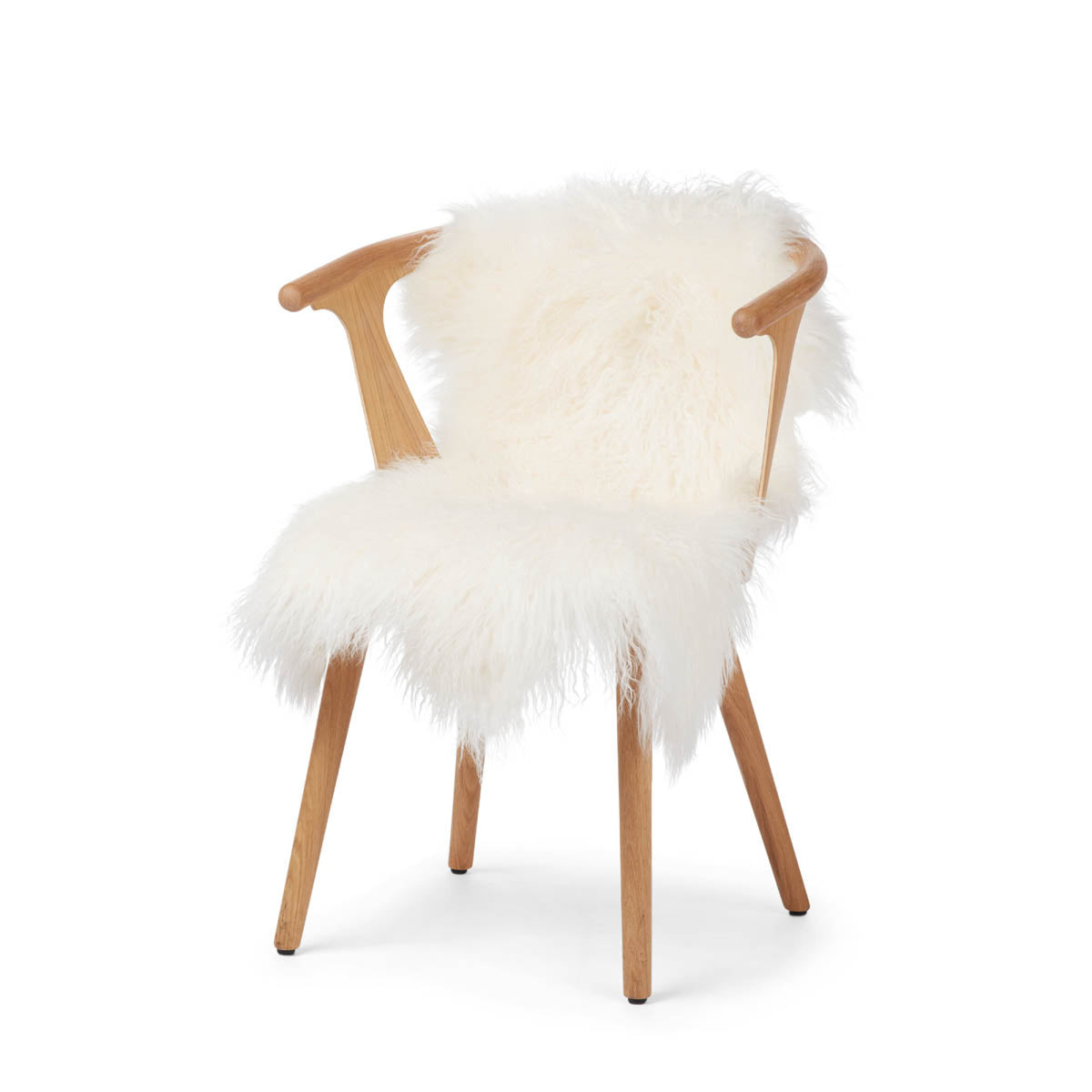 Mongolian Sheepskin | Curly | 33x20 in