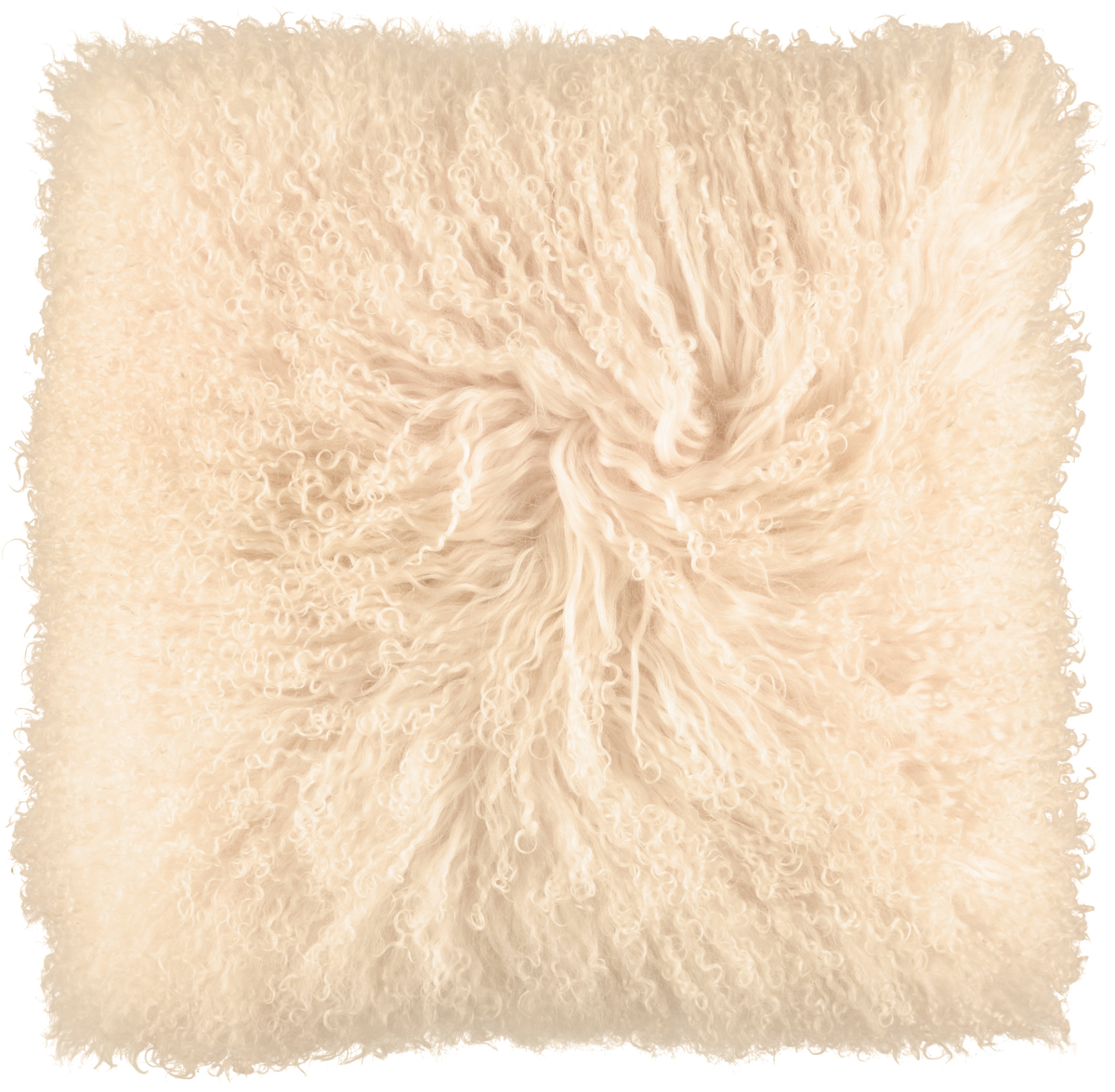 Curly Cushion | 16x16 in Light Honey