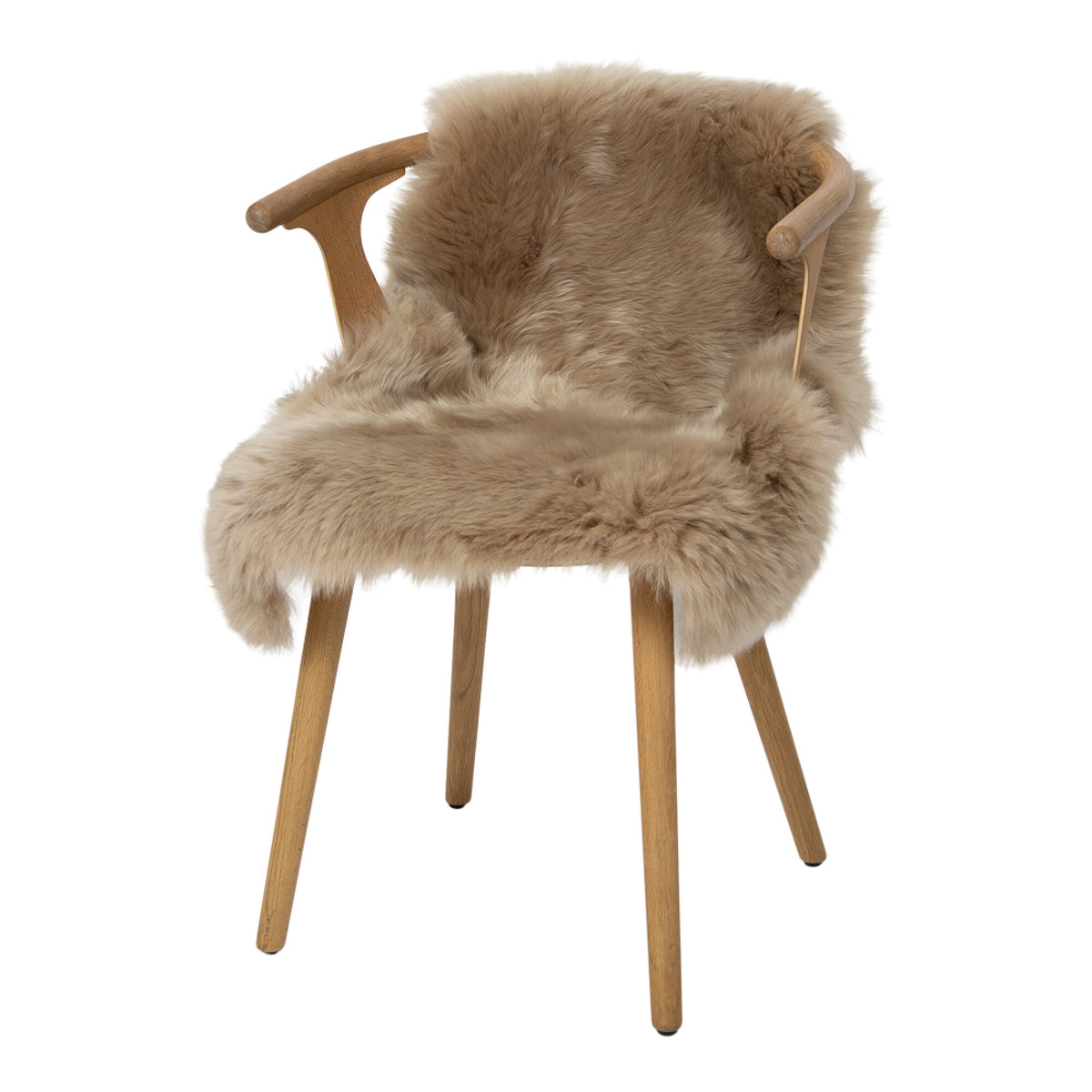 New Zealand Sheepskin | Long Wool | 39 in Warm Sand