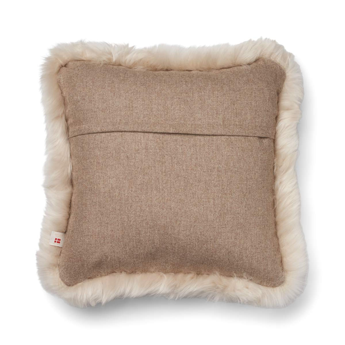 Wool Cushion | LW trim | 20x20 in | 13x20 in Beige/Linen / 20x20 in