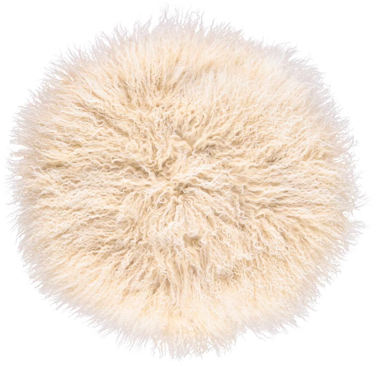 Curly Cake Cushion | D15 in | 18 in | 24 in Arctic Sunrise / D15 in