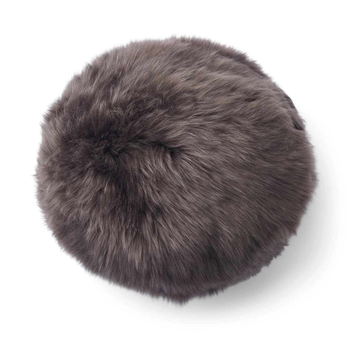 Angelite Cushion | D10 in | D12 in | D14 in | Long Wool Walnut / D12 in