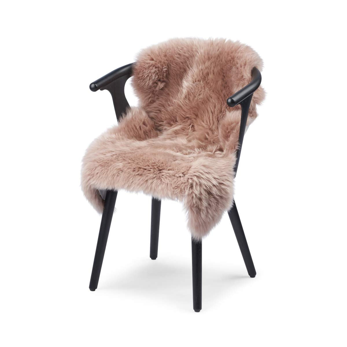 Premium Quality New Zealand Sheepskin | Long Wool | 39 in Stucco Sand
