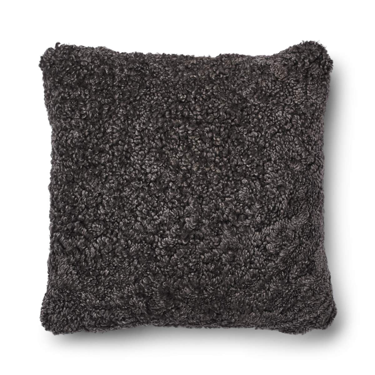 Short-Wool Sheepskin Cushion | 20x20 in | 13x20 in Brown/Cappuccino / 20x20 in