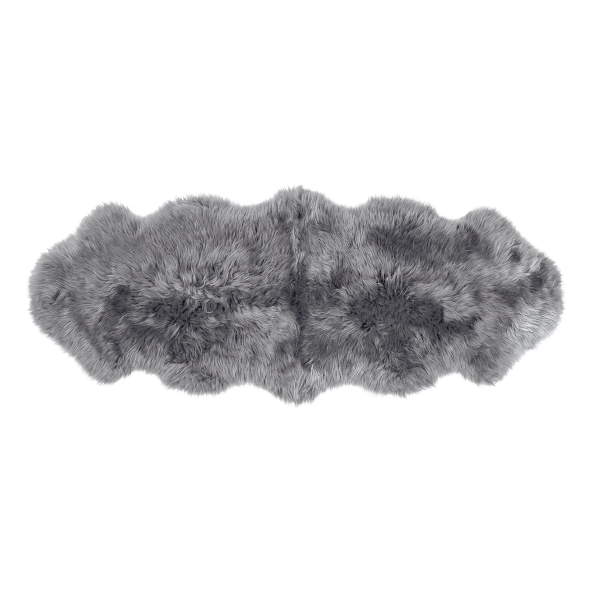 Fellvang Double Sheepskin | Long Wool | New Zealand | 63x24 in Coal