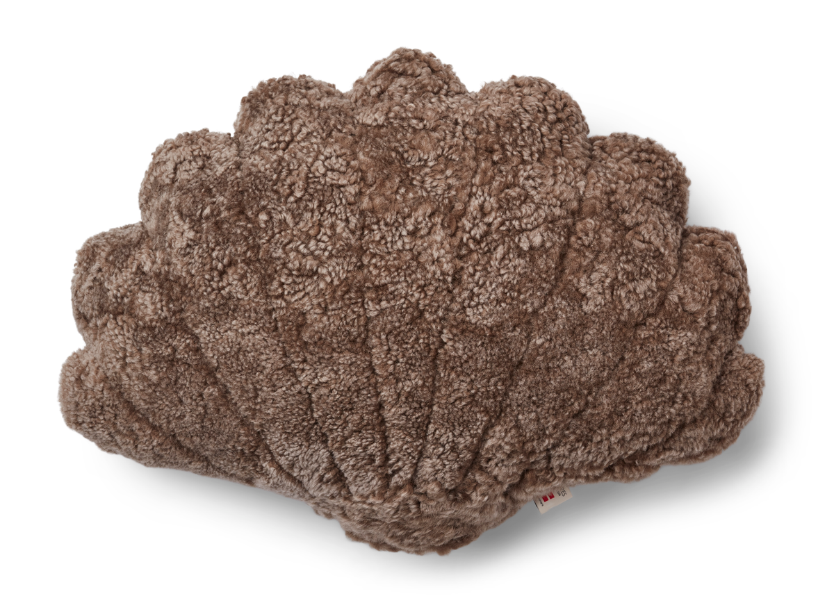 Shell Cushion | Small | Medium | Large Taupe / 14x20 in