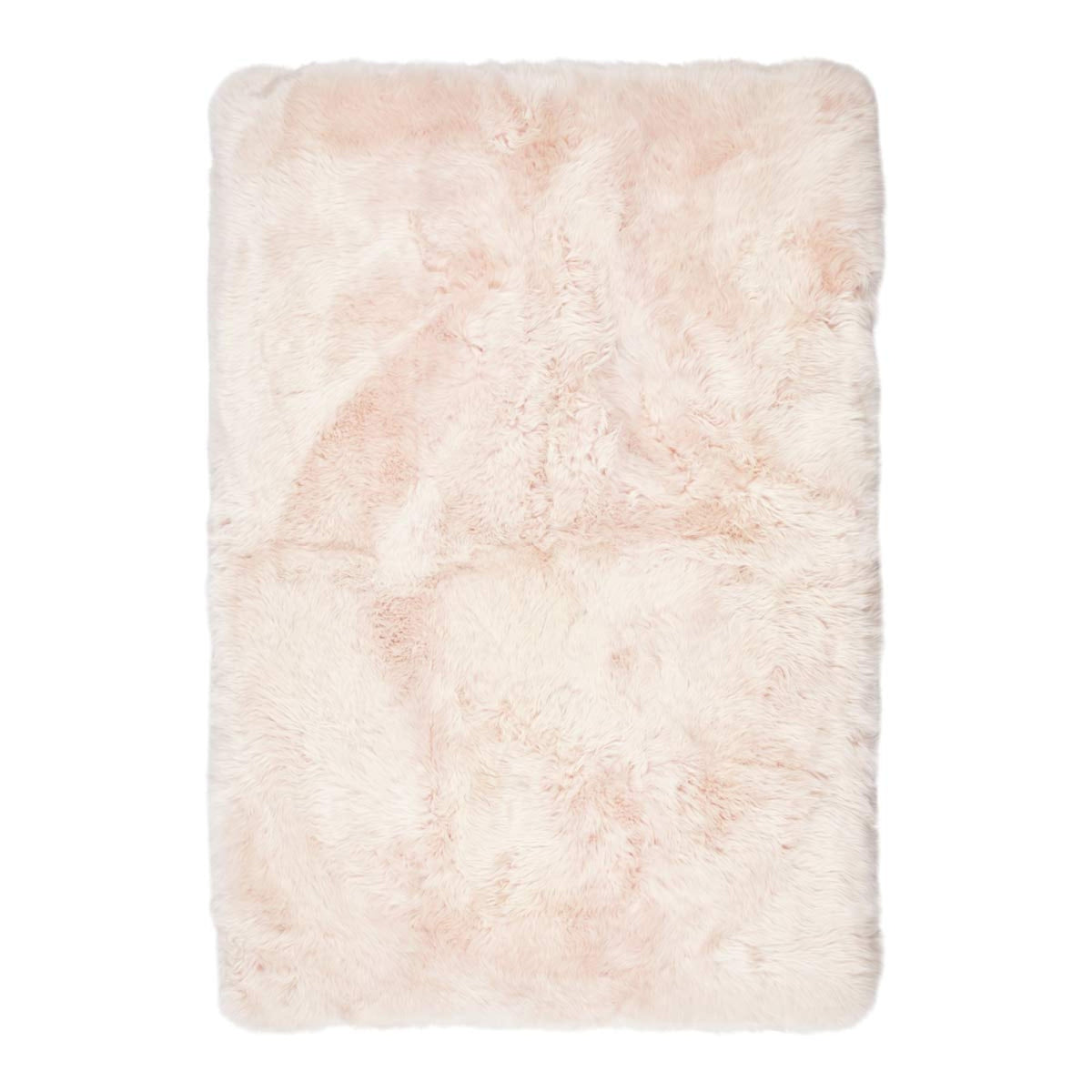 Long Wool Sheepskin Design Rug Candy / 47x71 in