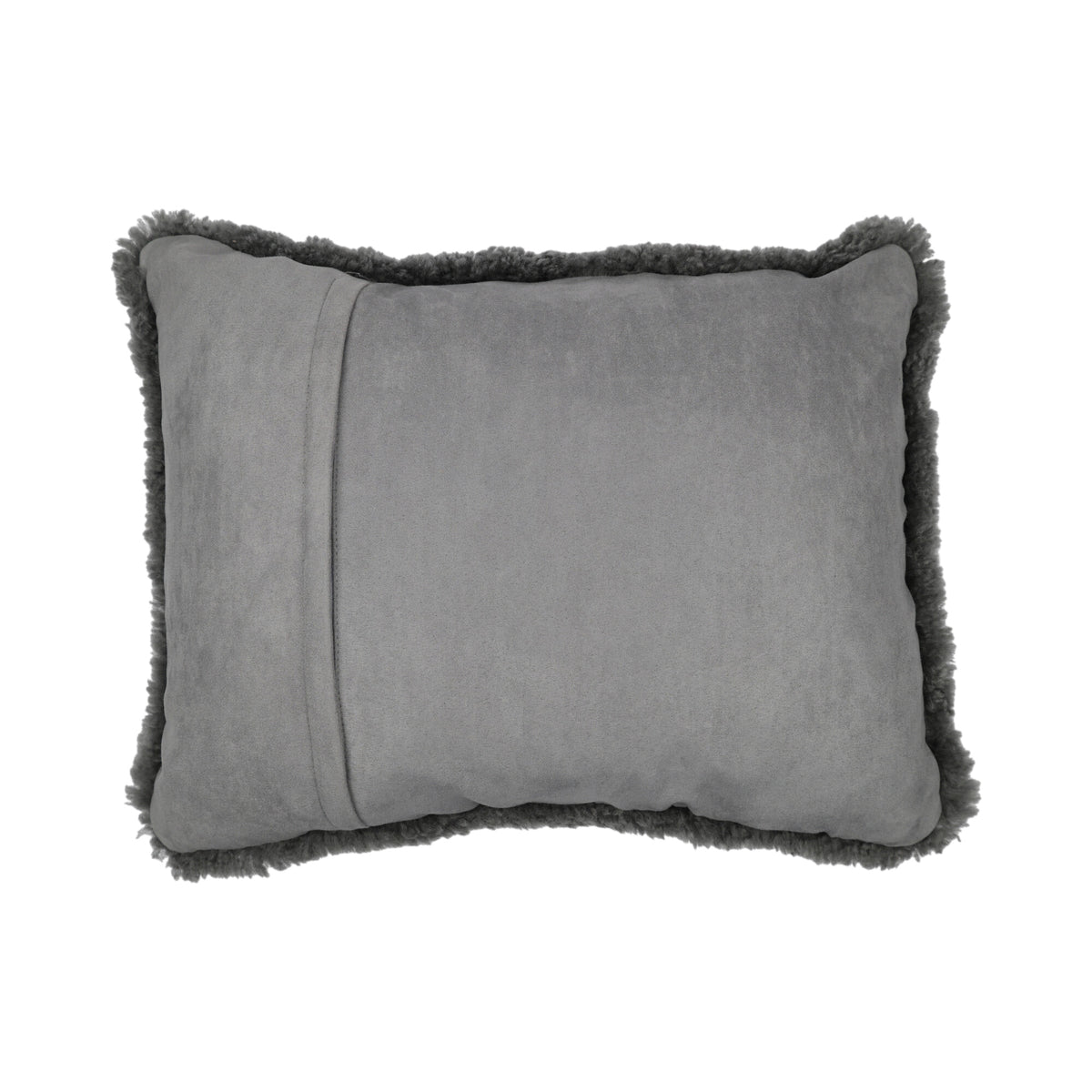 Sheepskin Cushion | Short Wool | New Zealand | Rectangular Scandinavia Light Grey