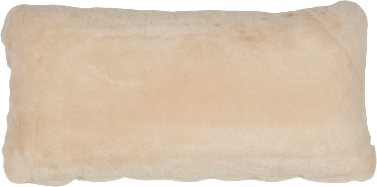 Moccasin Cushion | Doublesided | 11x22 in Natural