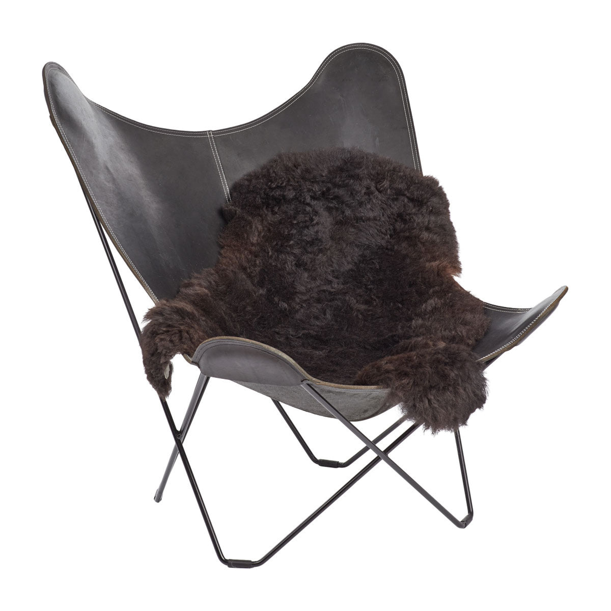IcelandicSheepskin | Short Wool | Natural Colors | 47+ in Blacky