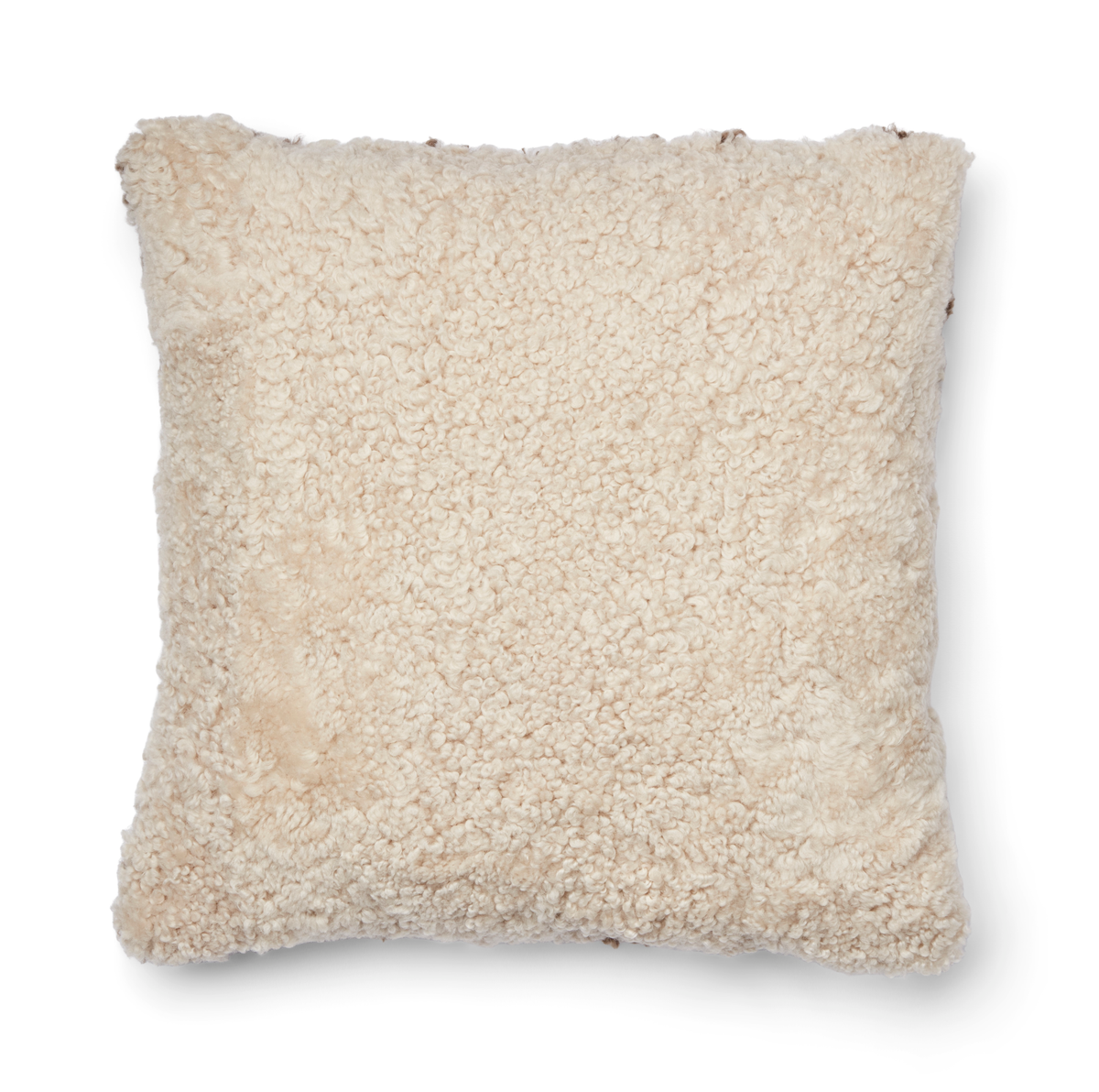 Zebra Cushion | Doublesided | 24x24 in Taupe/Pearl