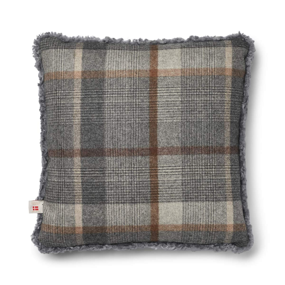 One Side Cushion | SW | 20x20 in | 13x20 in Glencheck-Grey/Light Grey / 20x20 in