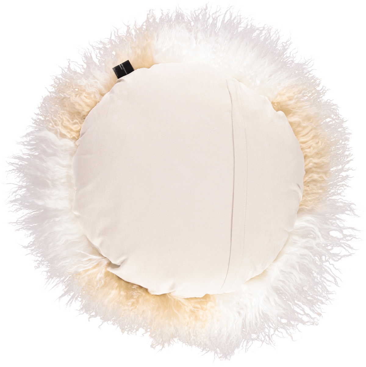 Curly Cake Cushion | D15 in | 18 in | 24 in Arctic Sunrise/Ivory / D15 in