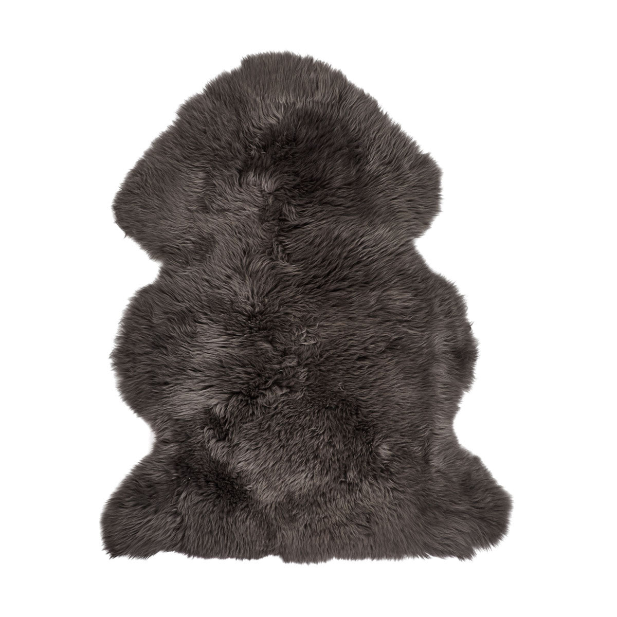 New Zealand Sheepskin | Long Wool | 45x24 in Steel