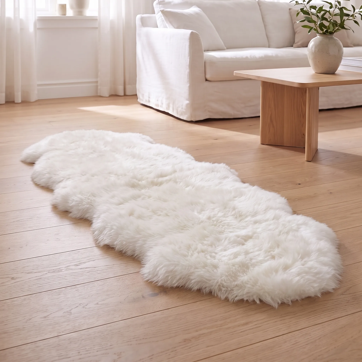 Merino Double Sheepskin | Long Wool | 67x24 in