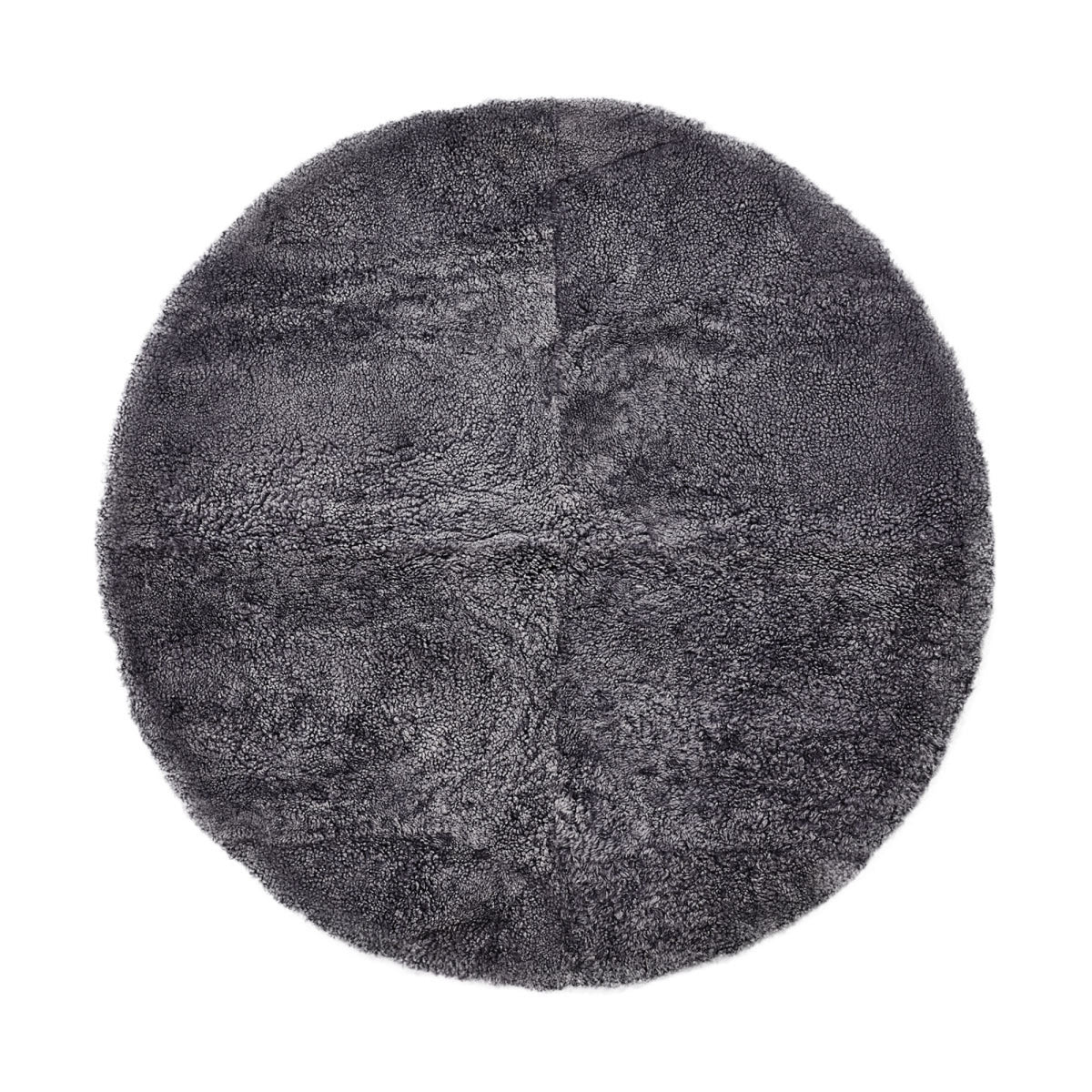 Short Wool Curly Sheepskin Design Rug | D71 in