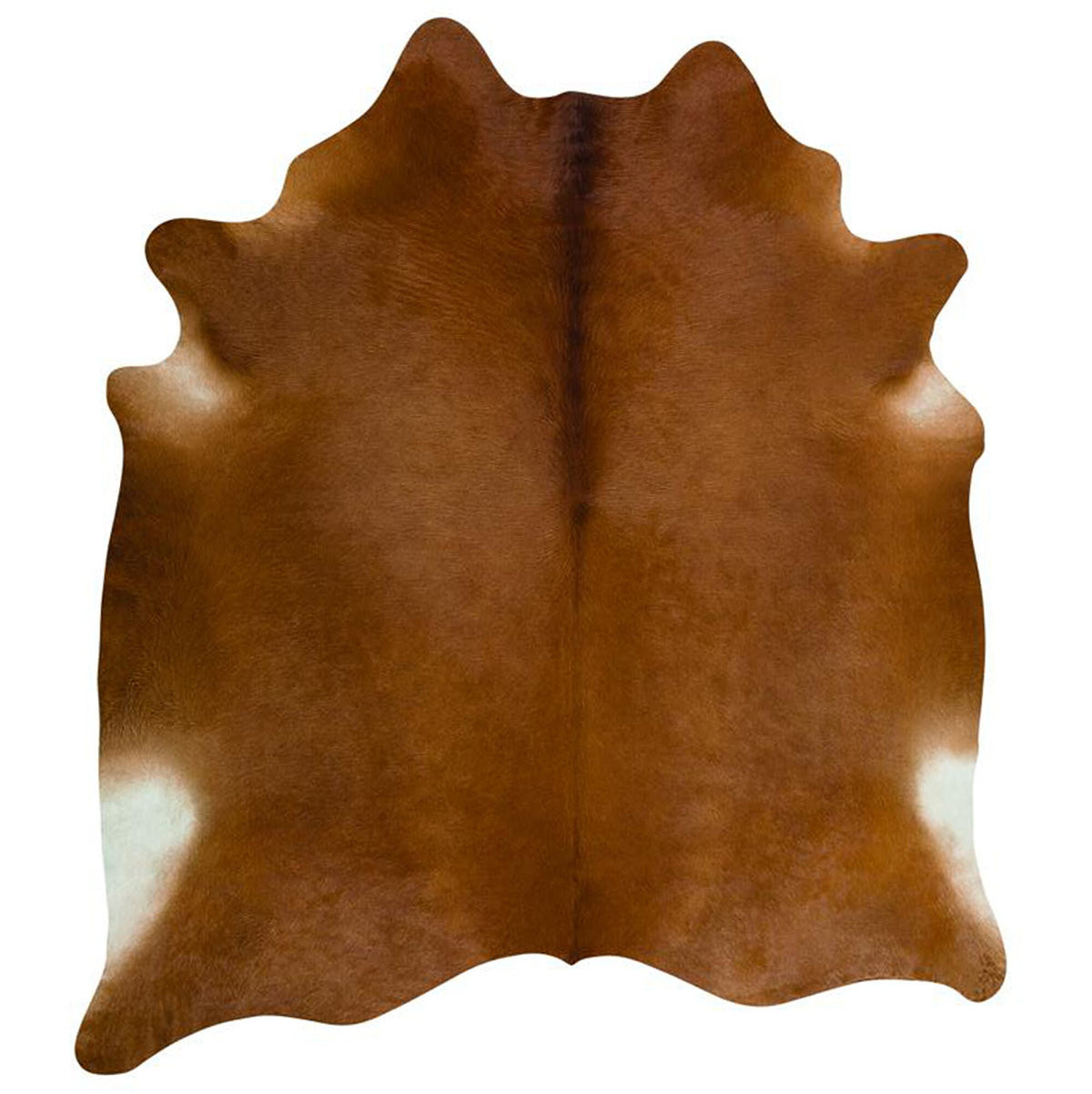 Premium Natural Cowhides | Unique, Stylish, and Sustainable | Brazil Brown / 71x87 in