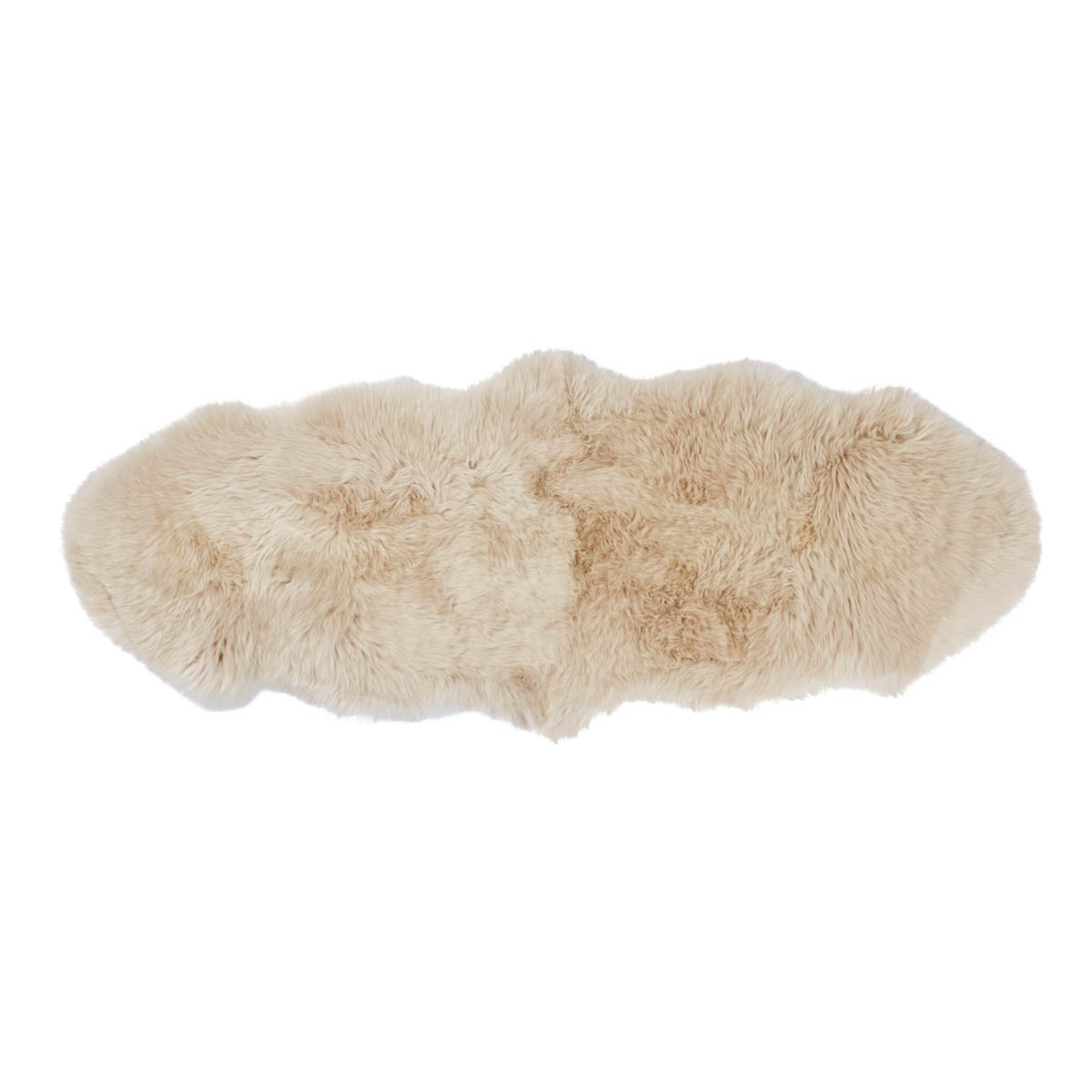 Double Sheepskin | Long Wool | New Zealand | 63x24 in
