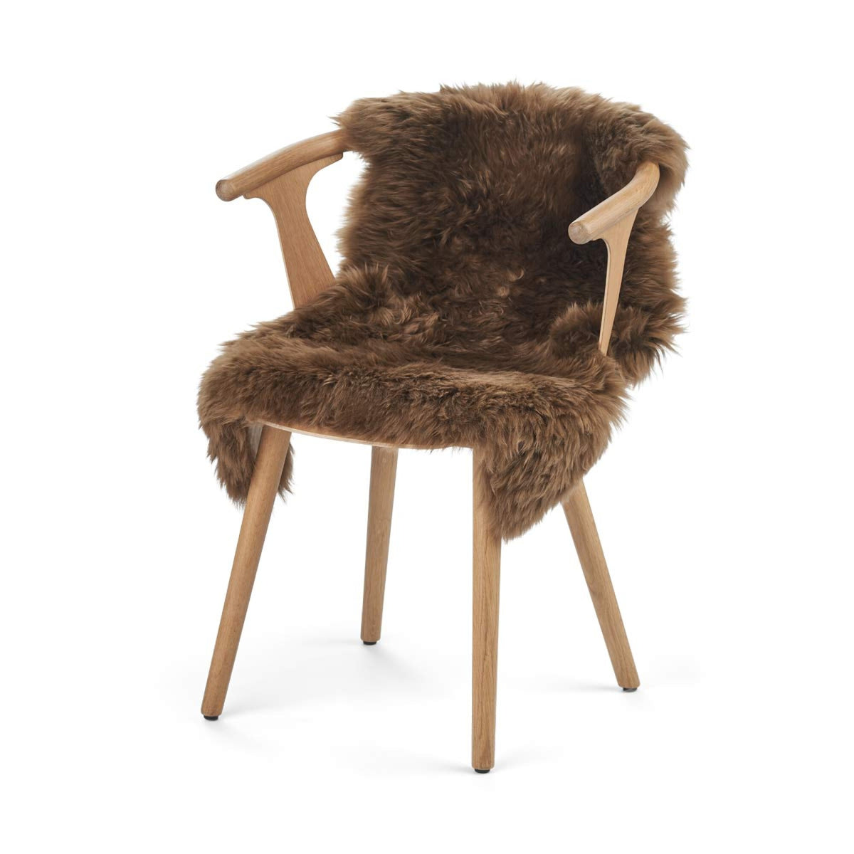 Merino Sheepskin Dyed | New Zealand | approx. 35 in Nougat