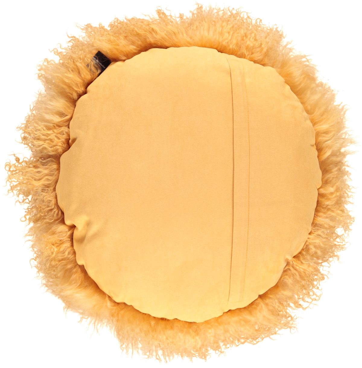 Curly Cake Cushion | D15 in | 18 in | 24 in Imperial Yellow / D18 in
