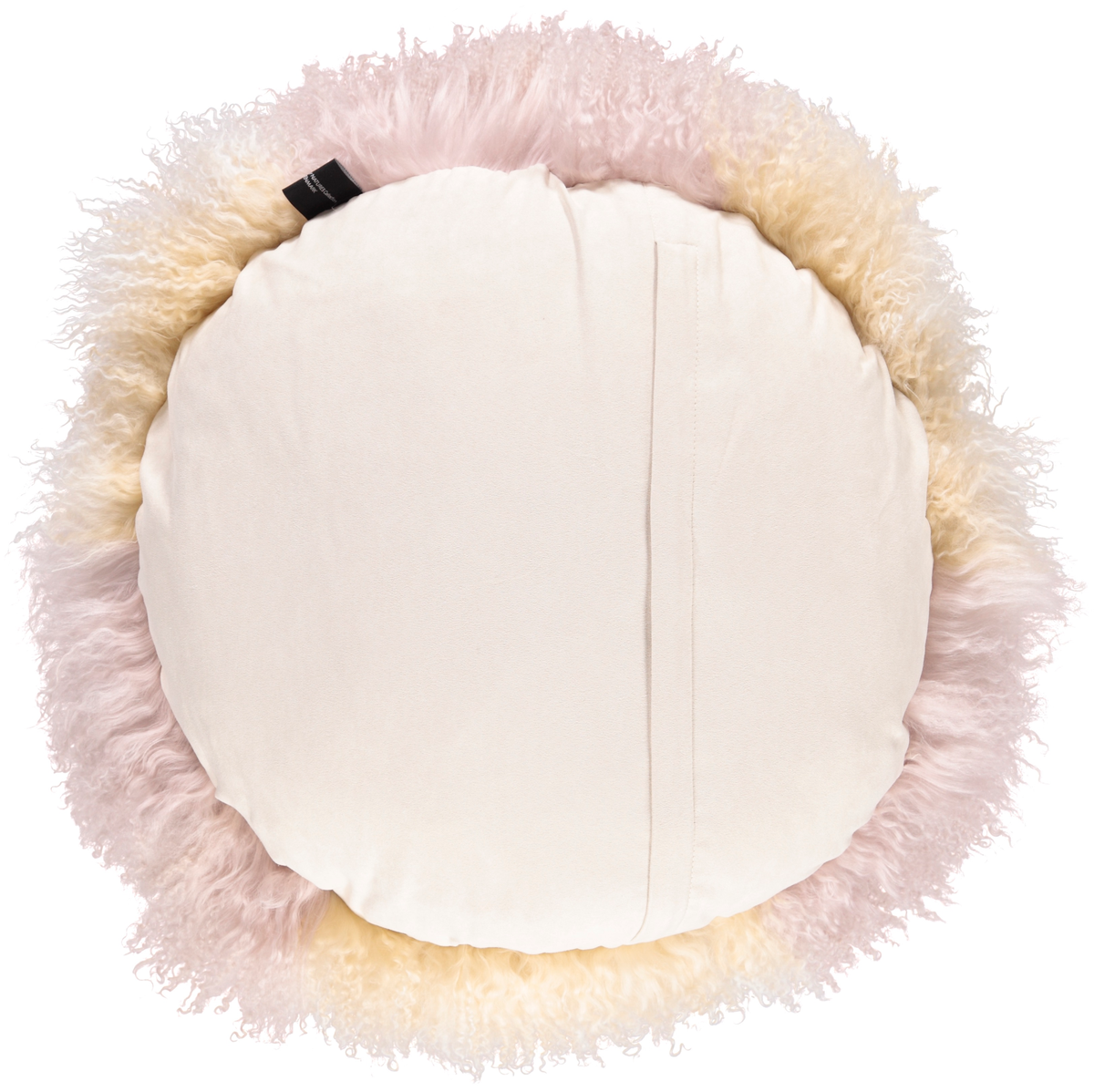 Curly Cake Cushion | D15 in | 18 in | 24 in Arctic Sunrise/Dove / D15 in