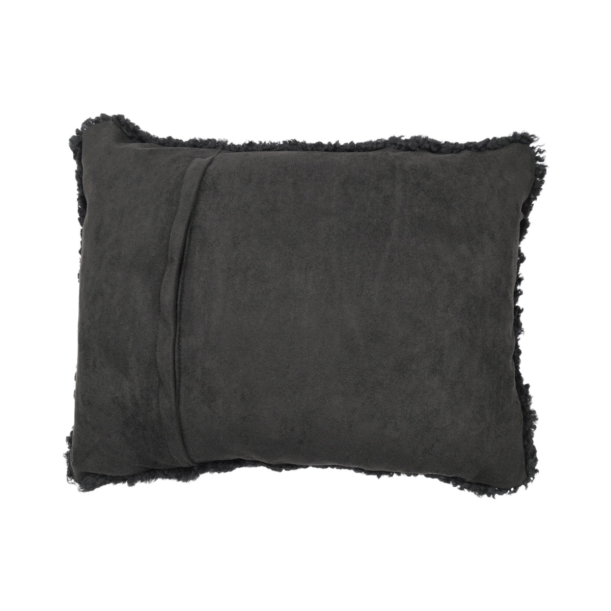 Sheepskin Cushion | Short Wool | New Zealand | Rectangular Black