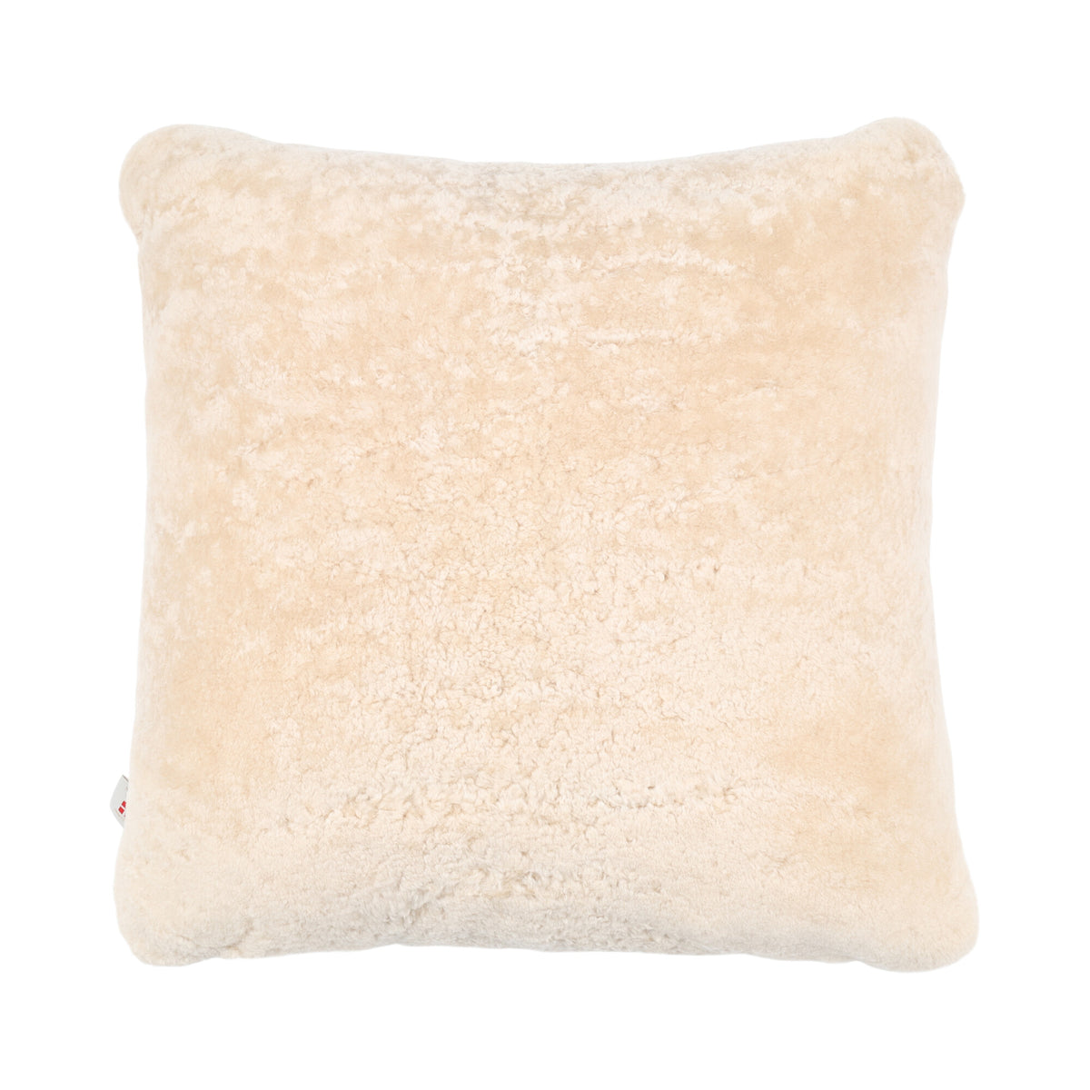 Premium Sheepskin Cushion | Long Wool | New Zealand | Doublesided Beige / 16x16 in