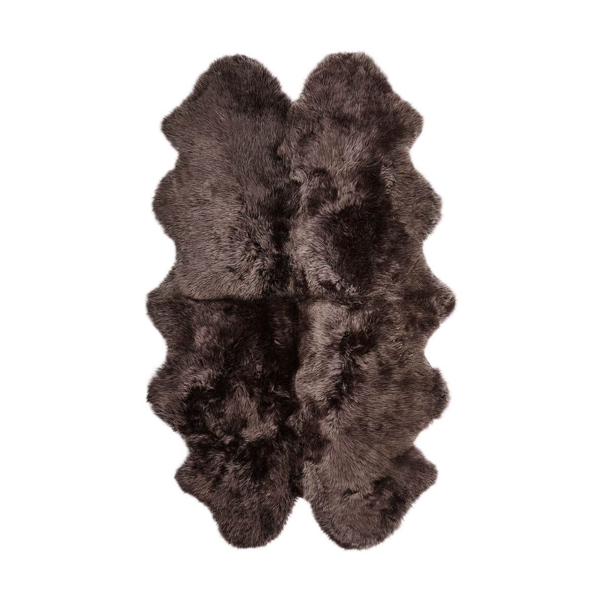 Quadruple Sheepskin | Long Wool | New Zealand Walnut