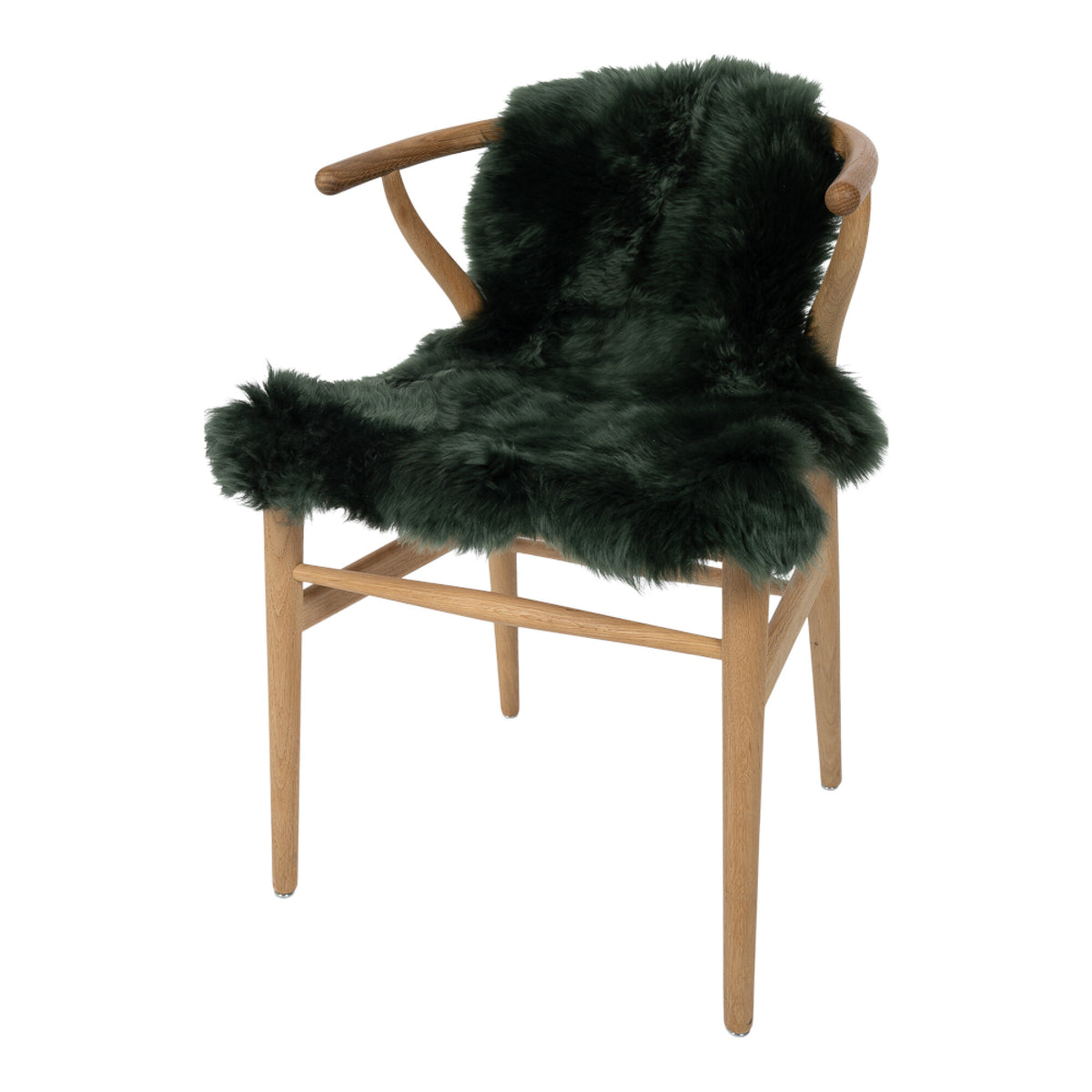 Merino Sheepskin Dyed | New Zealand | approx. 35 in Hedge Green (Cypress) Serie