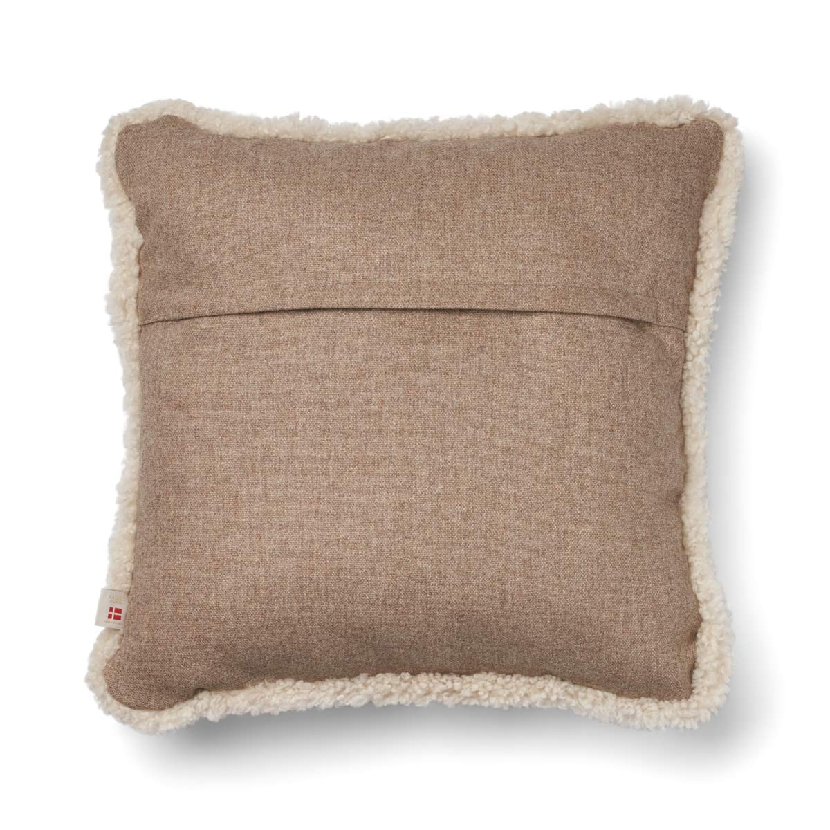 Short-Wool Sheepskin Cushion | SW trim | 20x20 in | 13x20 in Beige/Pearl / 20x20 in